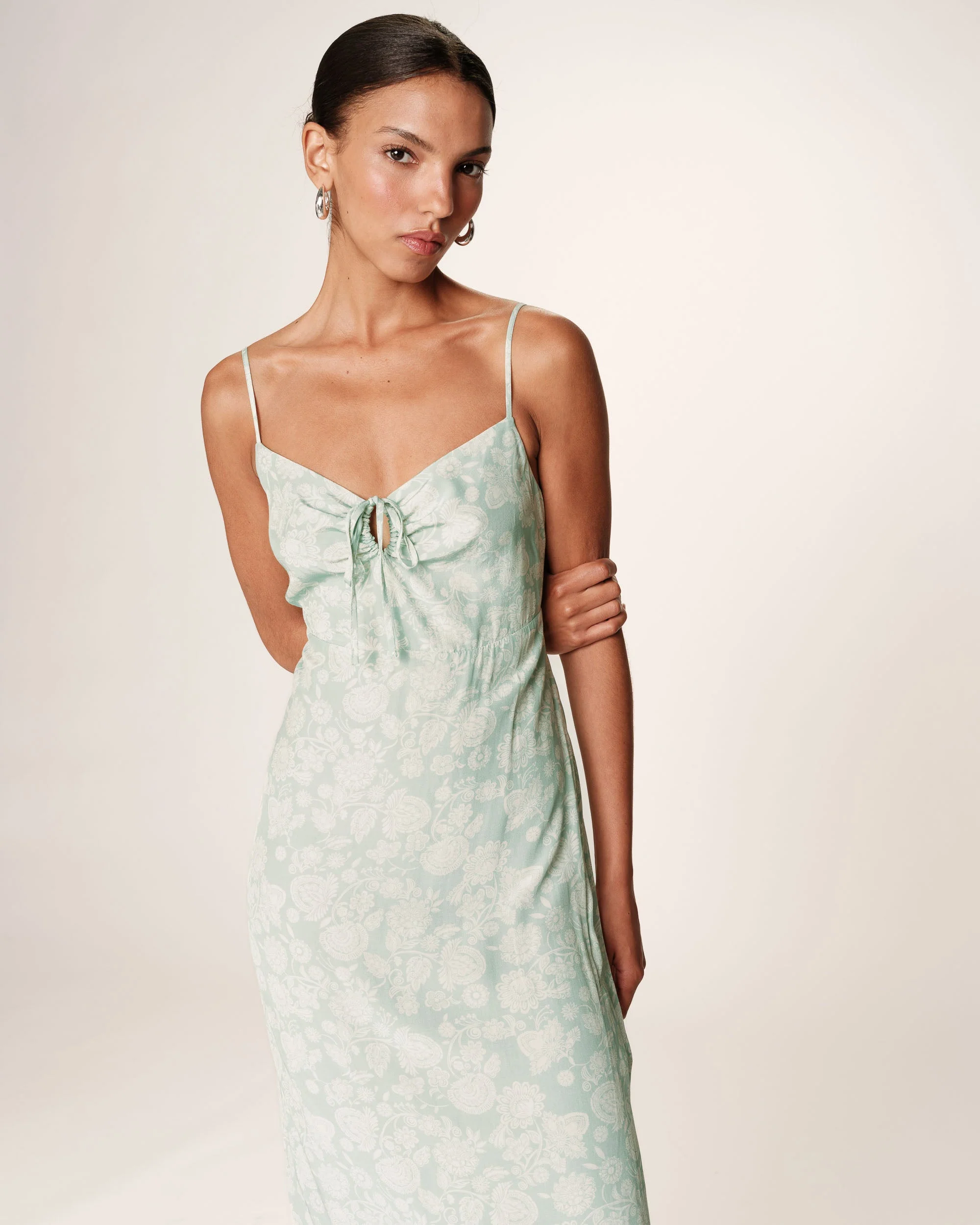 Robe Longue Retina - Vert - Image 3
