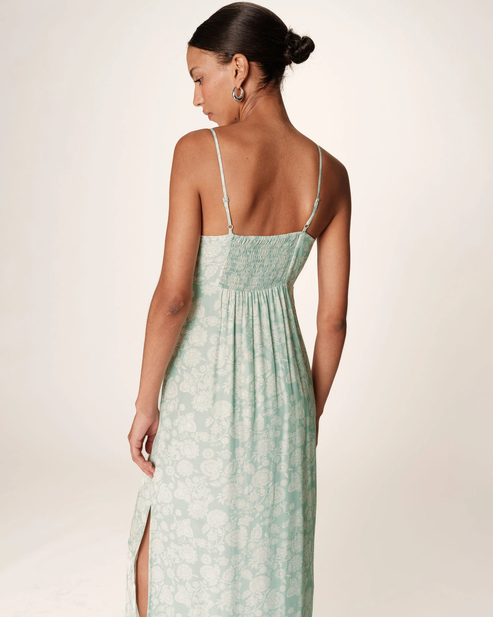 Robe Longue Retina - Vert - Image 5