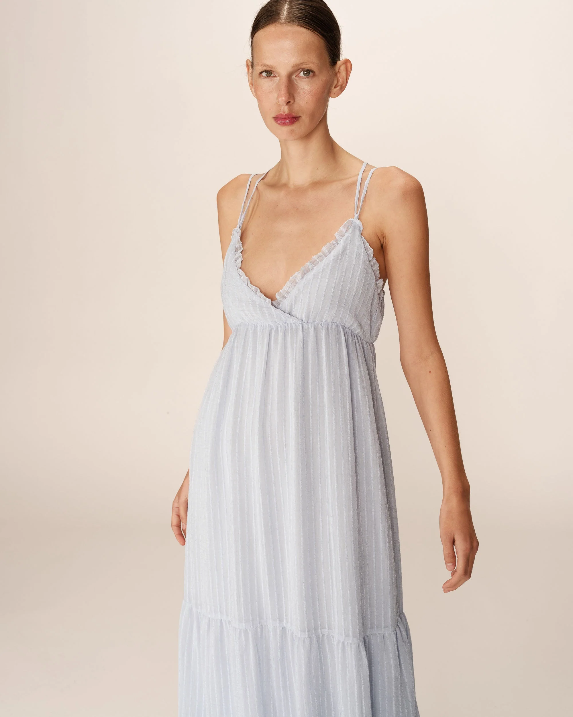 Robe Longue Pretty - Bleu - Image 2