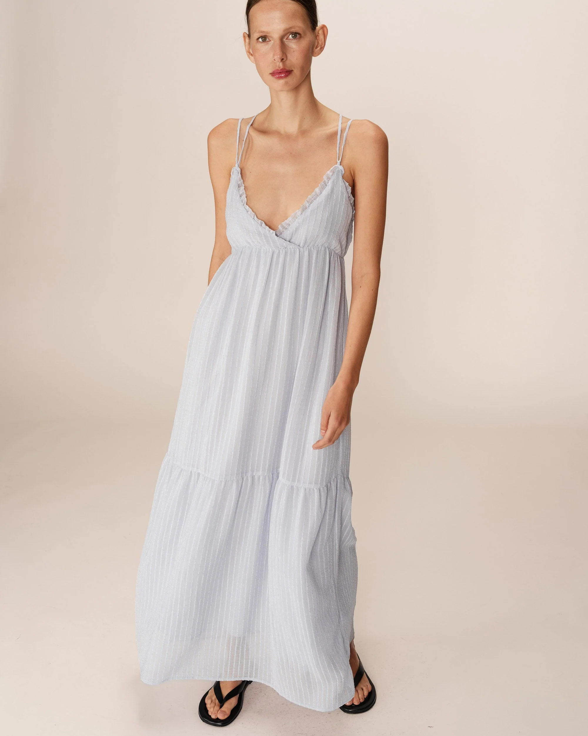 Robe Longue Pretty - Bleu - Image 3
