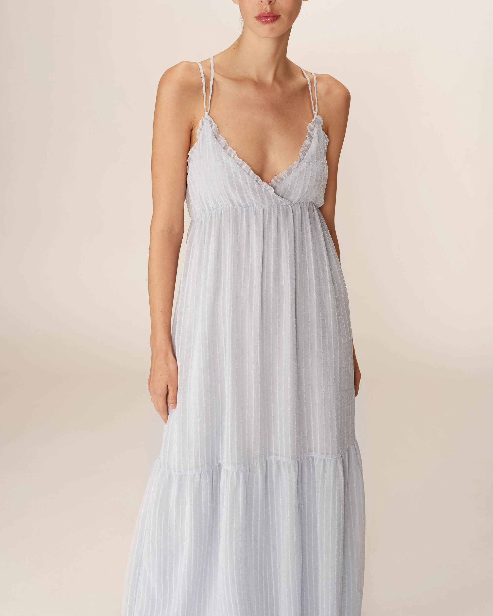 Robe Longue Pretty - Bleu - Image 4