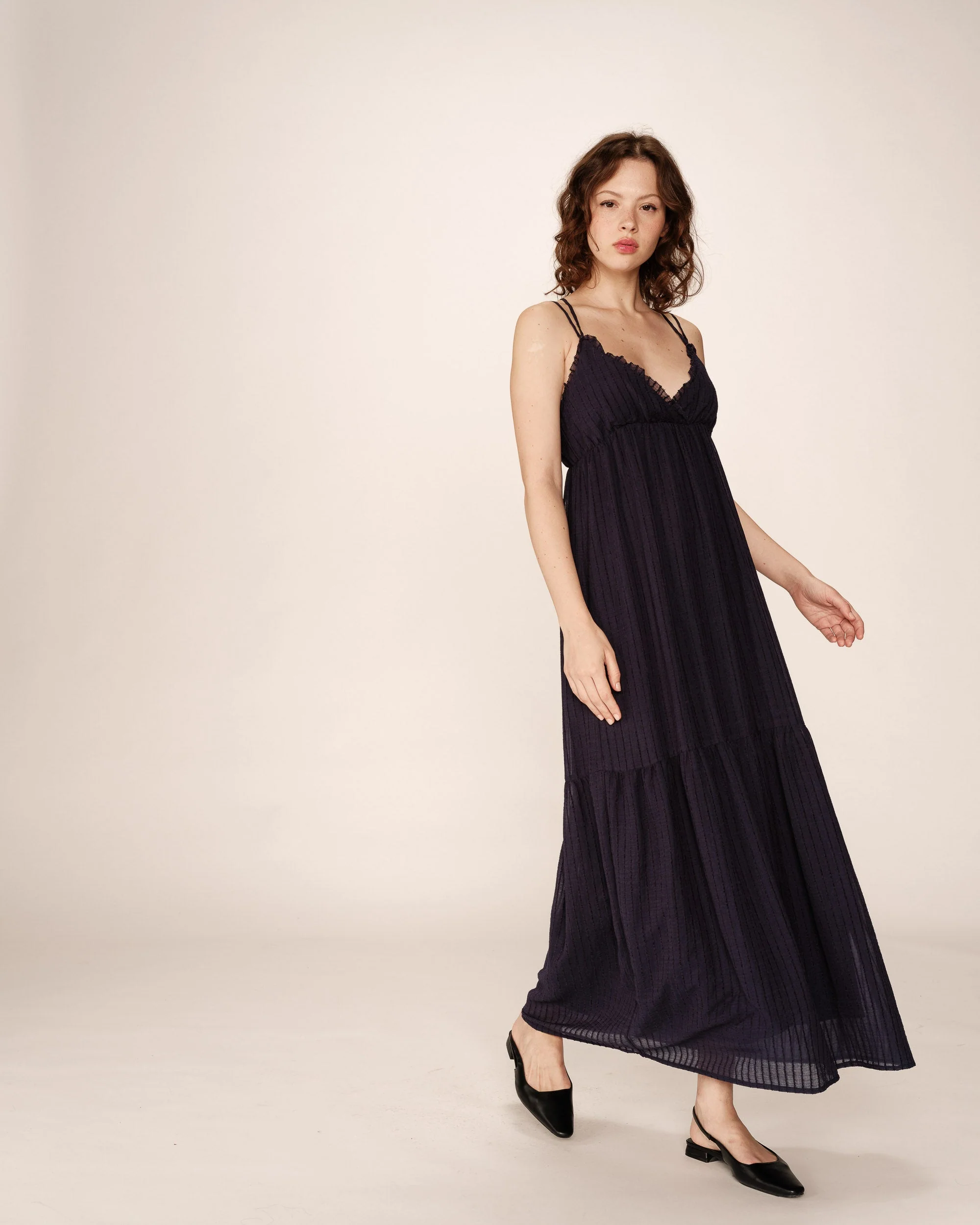 Robe Longue Pretty - Marine - Image 3