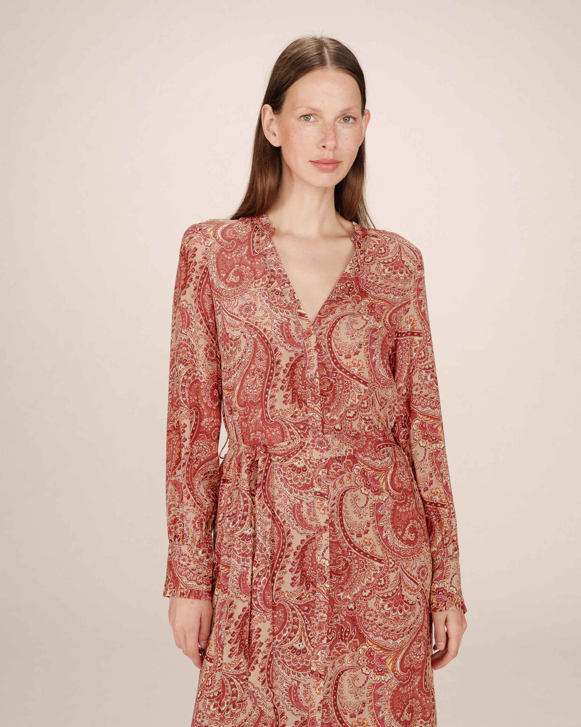 Robe Longue Bohã¨Me Terracotta Source - Image 3