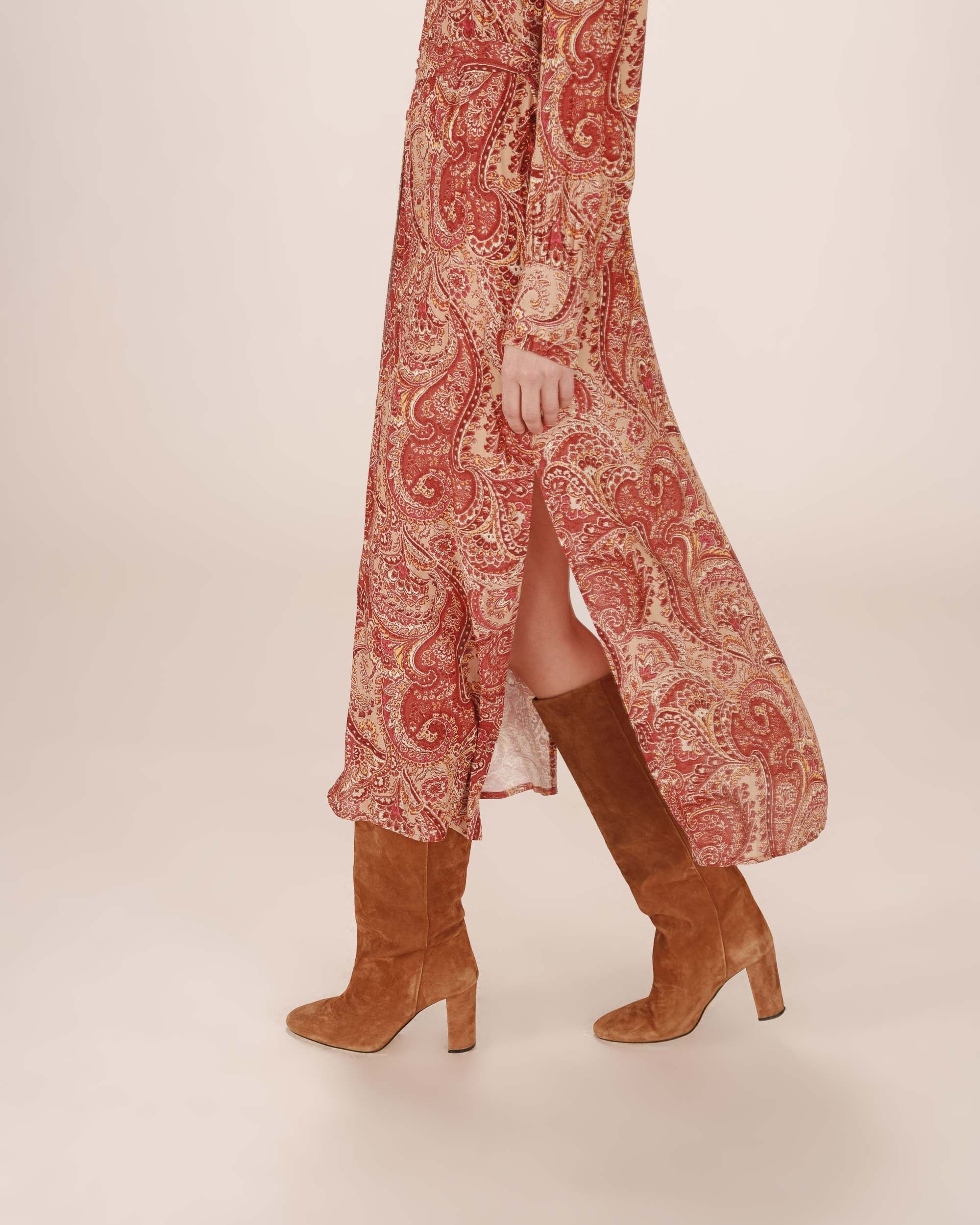 Robe Longue Bohã¨Me Terracotta Source - Image 4