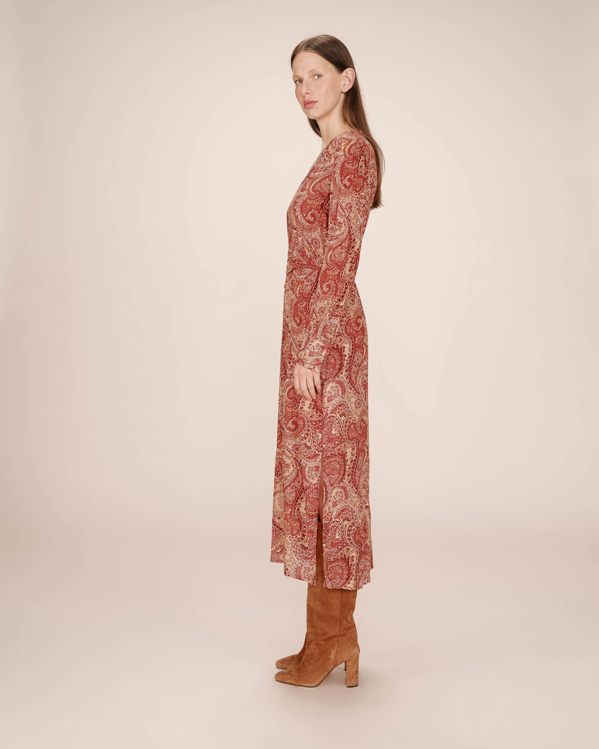 Robe Longue Bohã¨Me Terracotta Source - Image 5