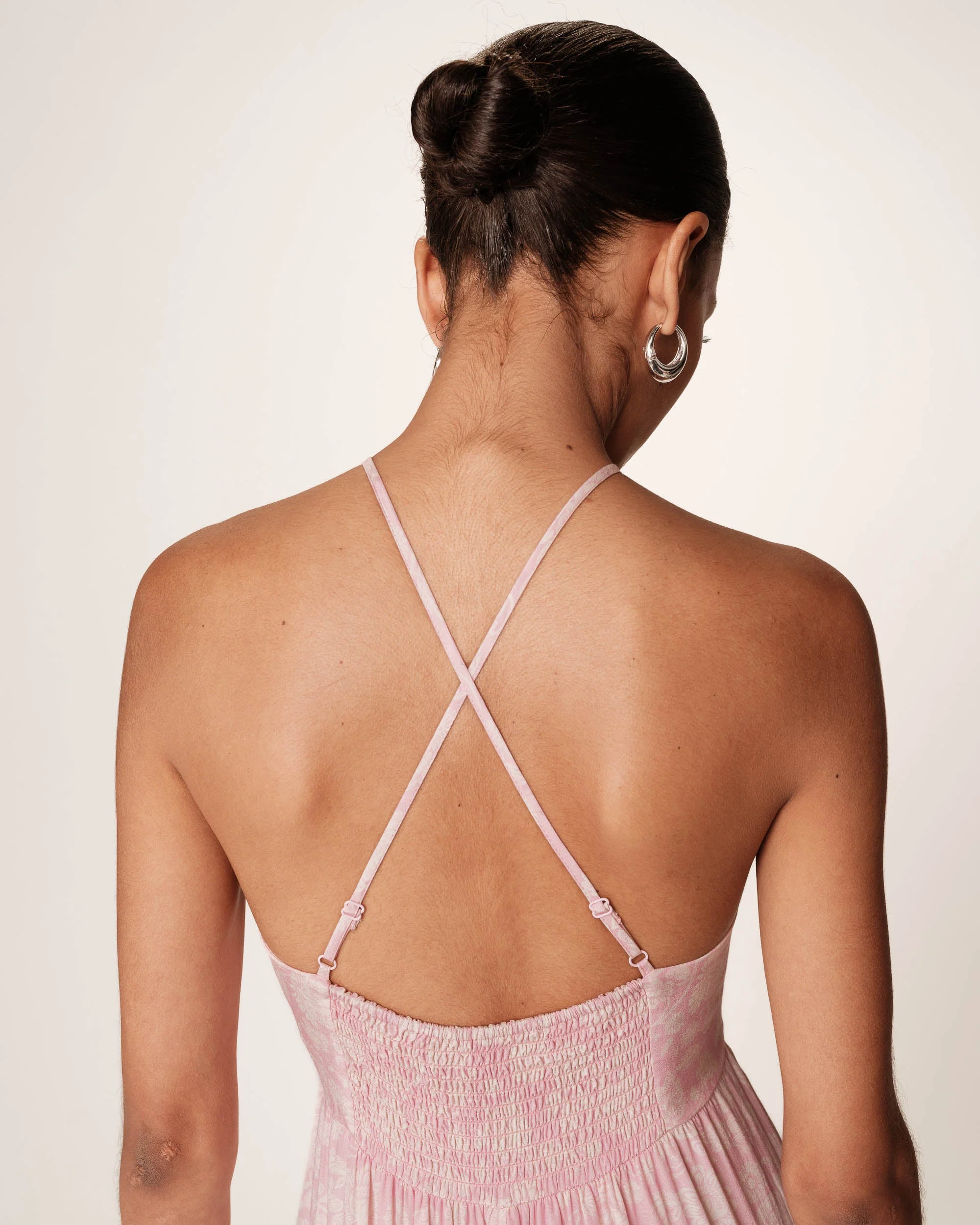 Robe Longue Reine - Rose - Image 4