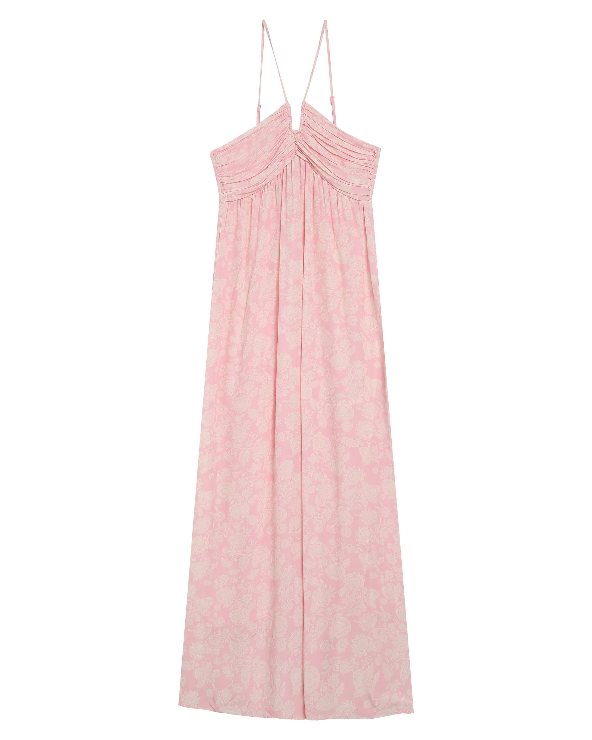 Robe Longue Reine - Rose - Image 5