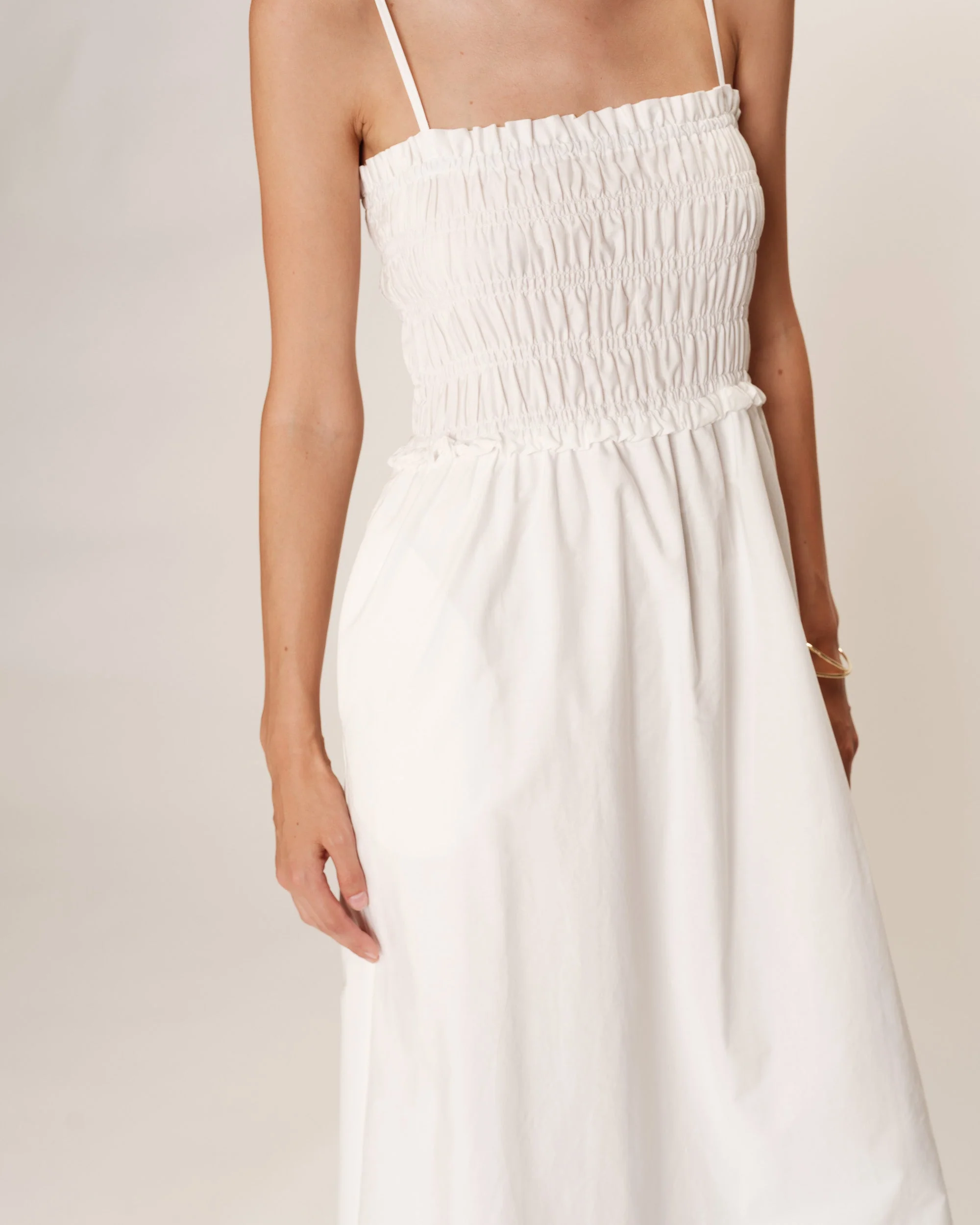Robe Longue Rosebella - Ecru - Image 3
