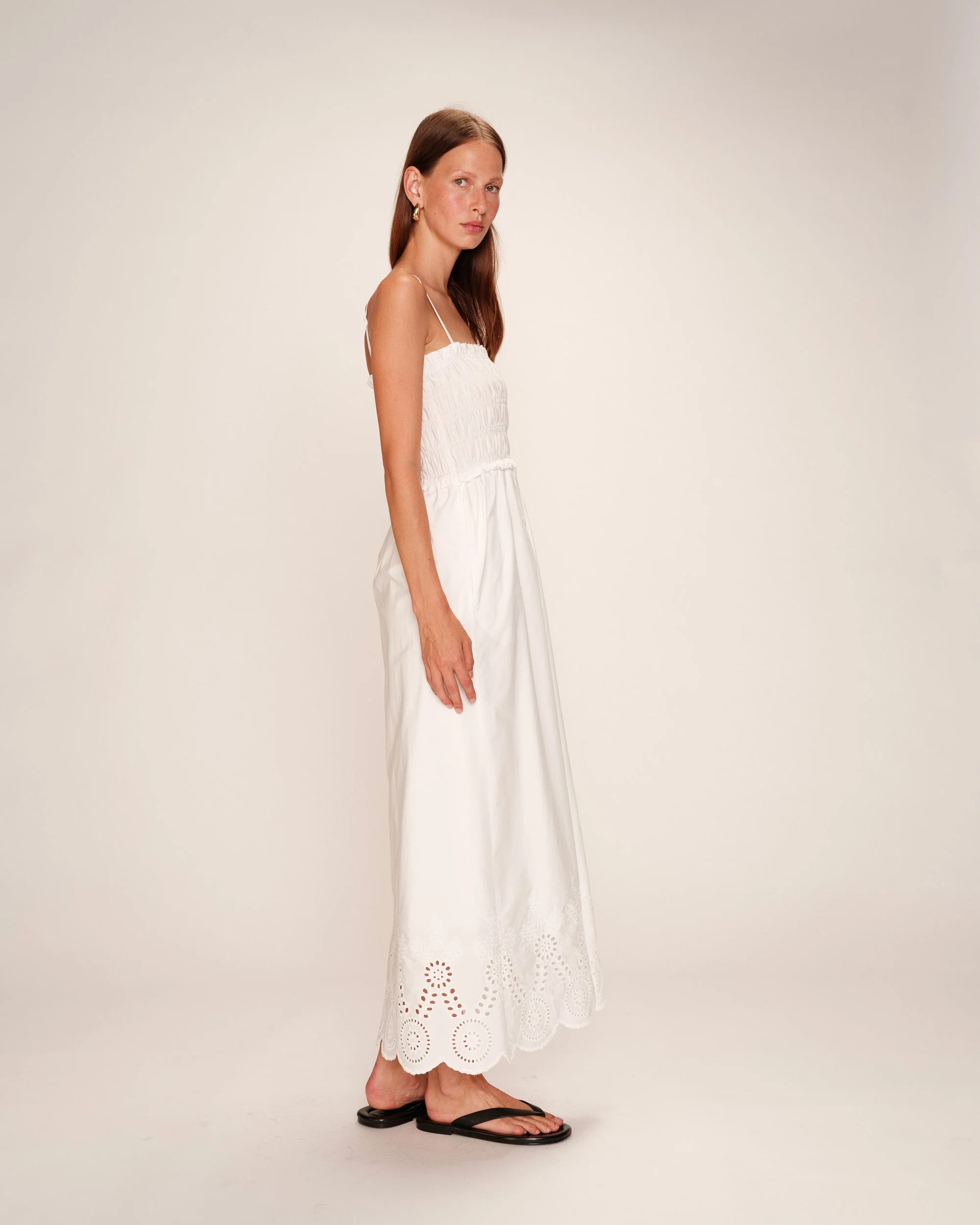 Robe Longue Rosebella - Ecru - Image 5