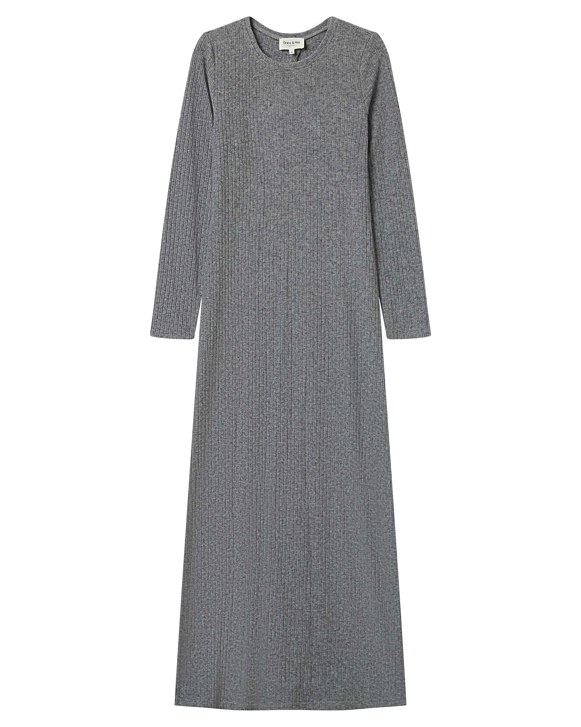 Robe Longue Gris Sorina - Image 6