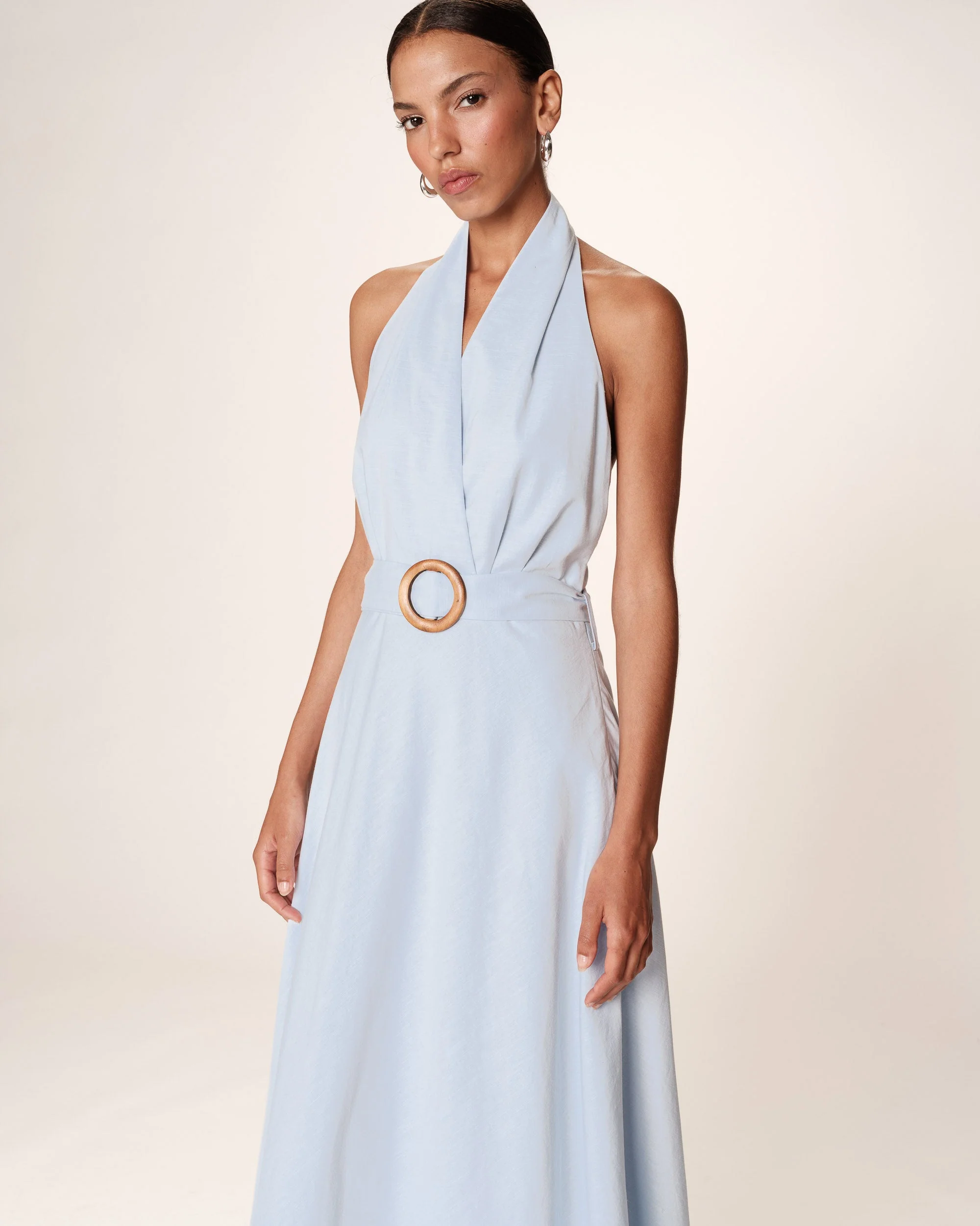 Robe Longue Rosamour - Bleu - Image 2