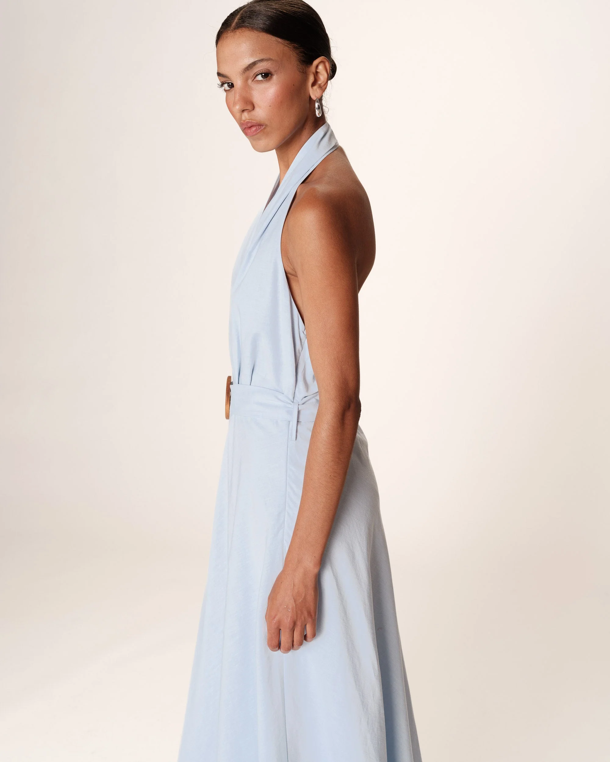 Robe Longue Rosamour - Bleu - Image 4