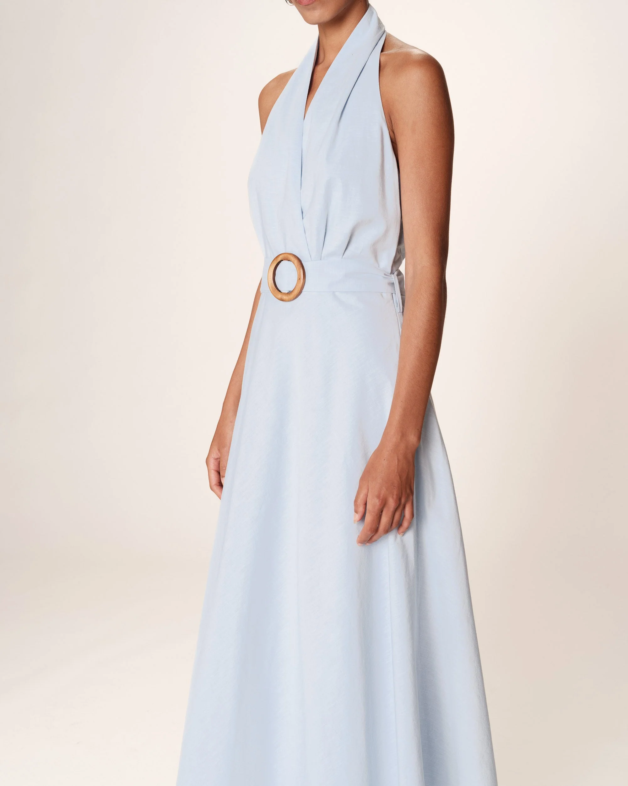 Robe Longue Rosamour - Bleu - Image 5