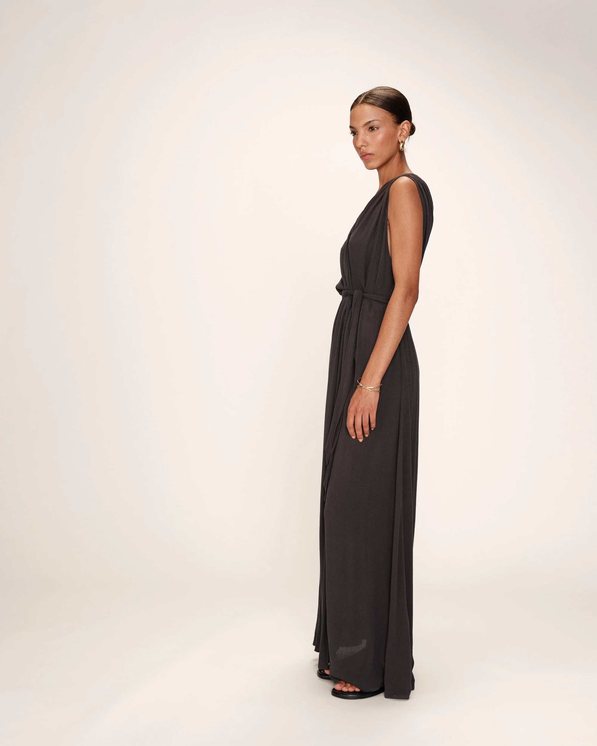 Robe Longue Regis - Anthracite - Image 4