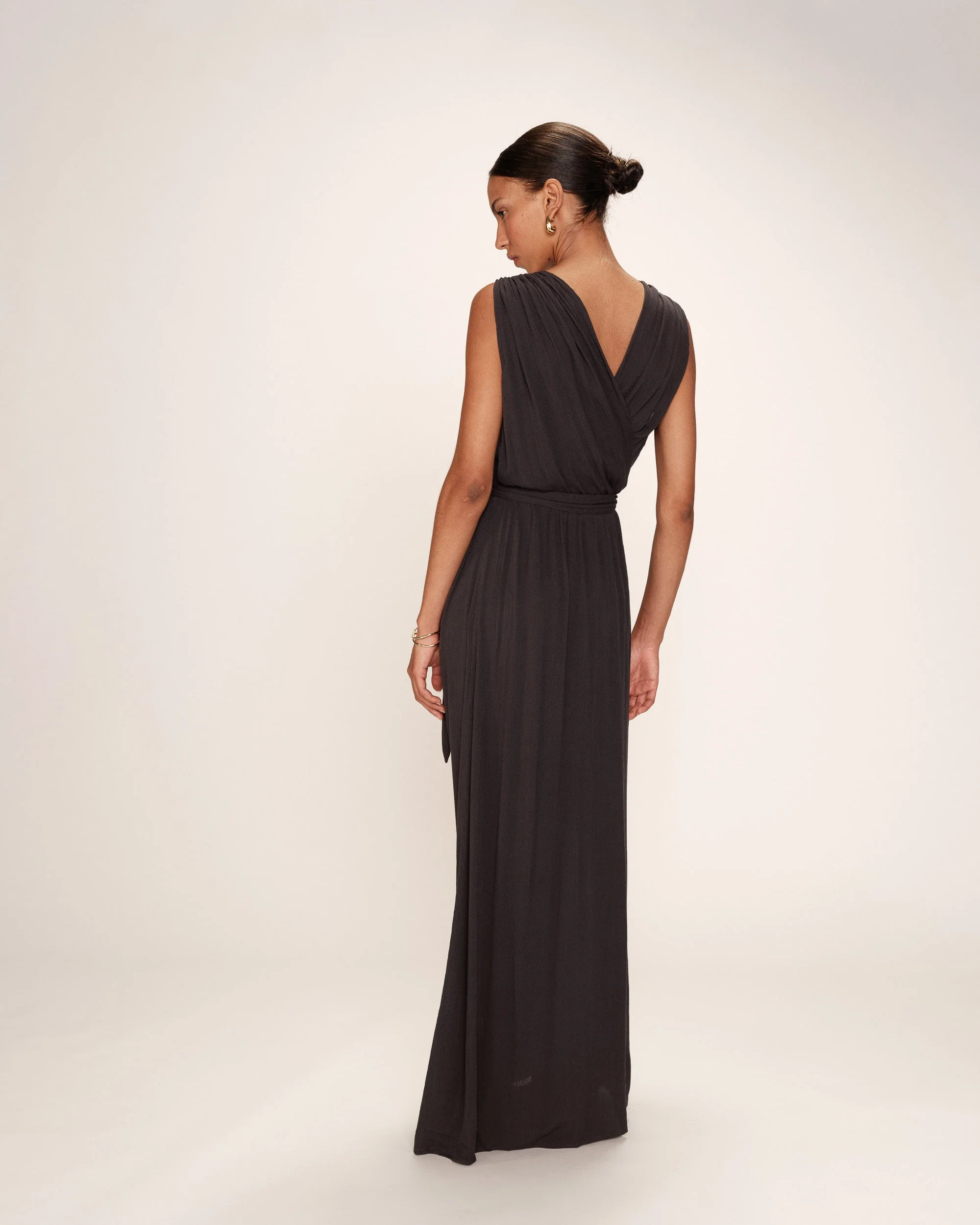 Robe Longue Regis - Anthracite - Image 5