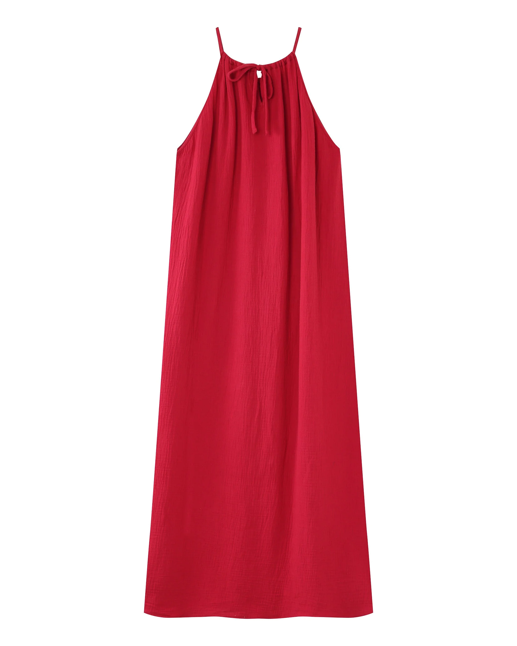 Robe Longue Rubis - Cerise - Image 2