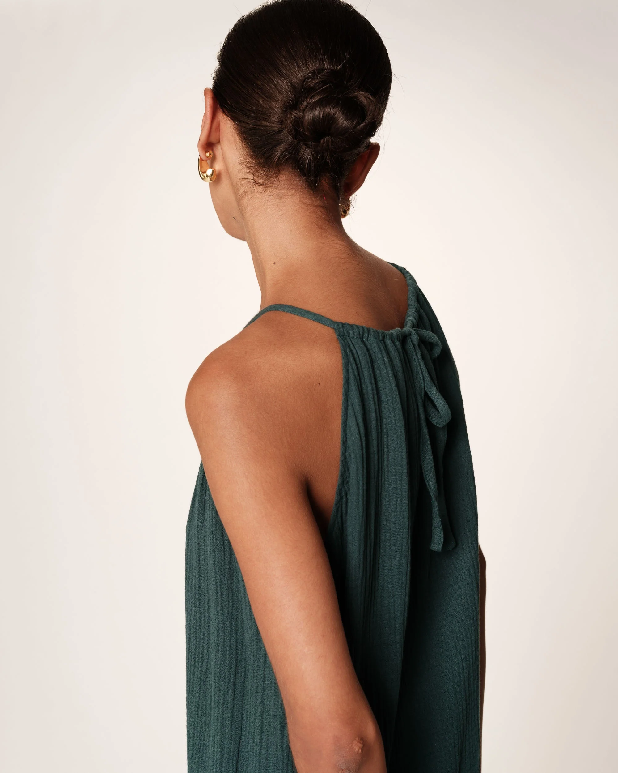 Robe Longue Rubis - Emeraude - Image 4