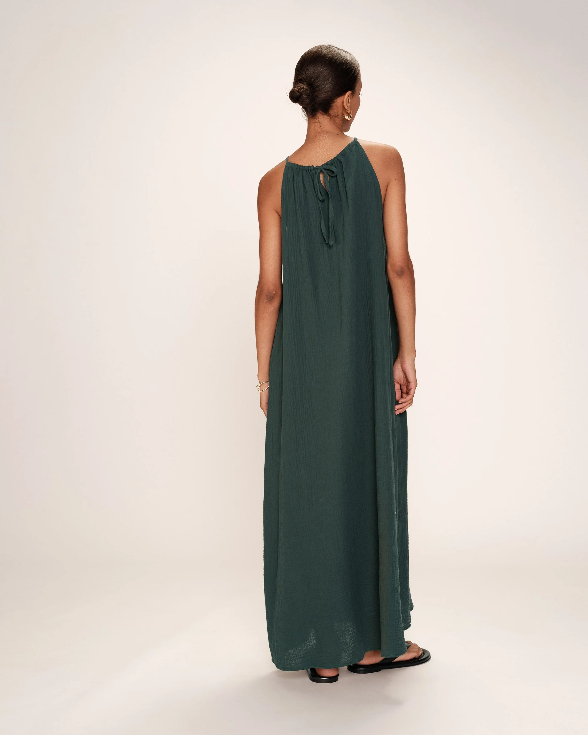 Robe Longue Rubis - Emeraude - Image 5