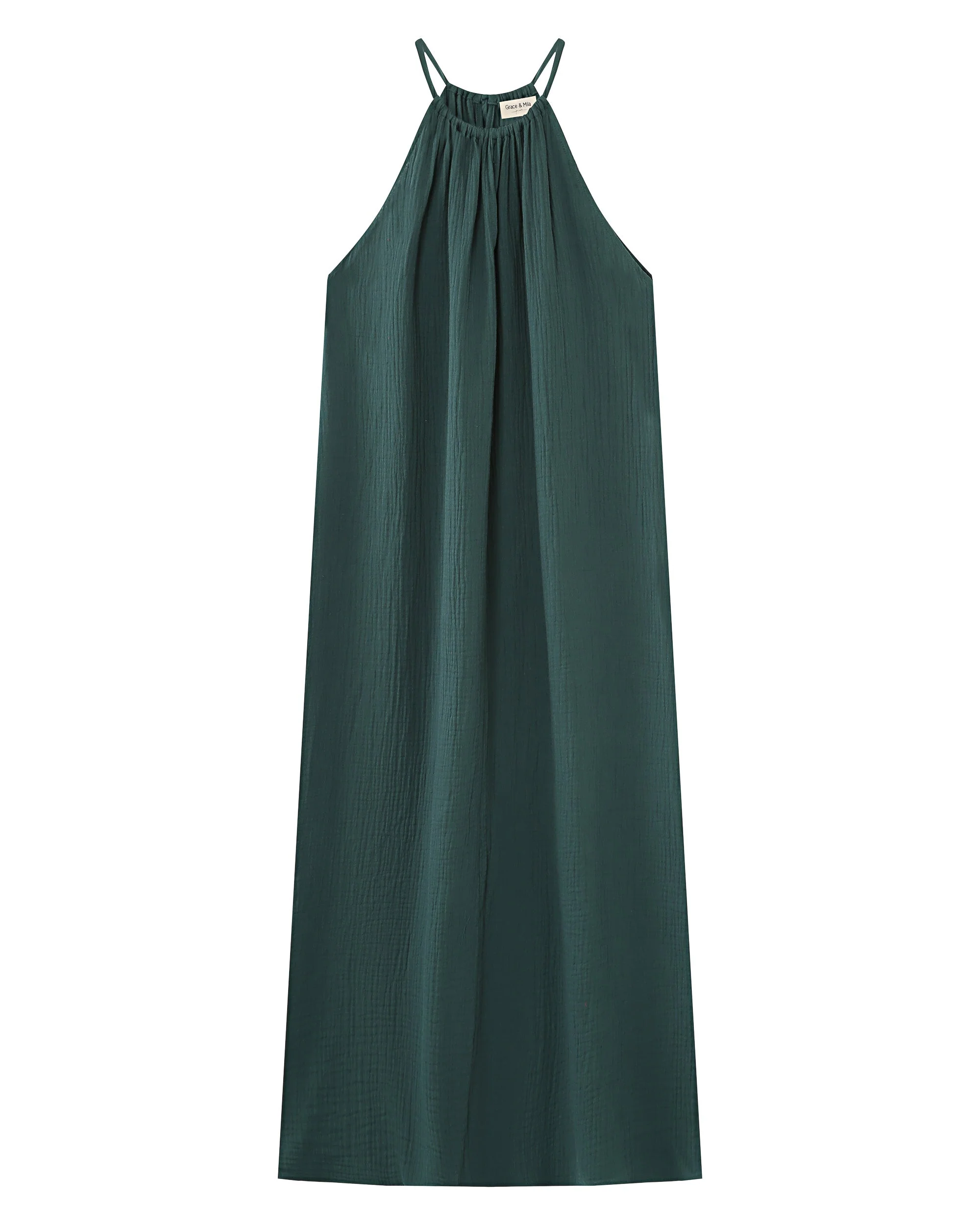 Robe Longue Rubis - Emeraude - Image 6