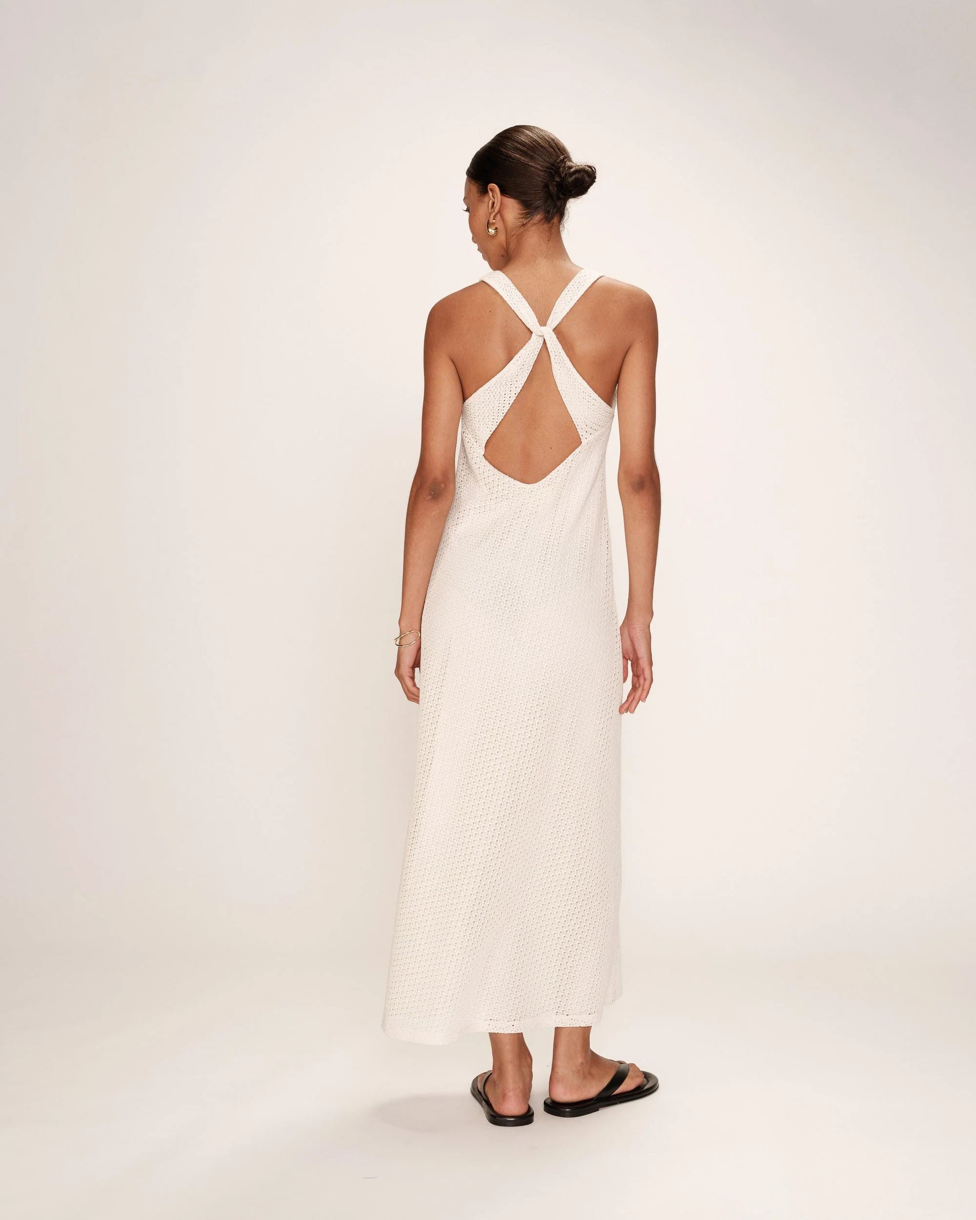 Robe Longue Reveuse - Ecru - Image 5