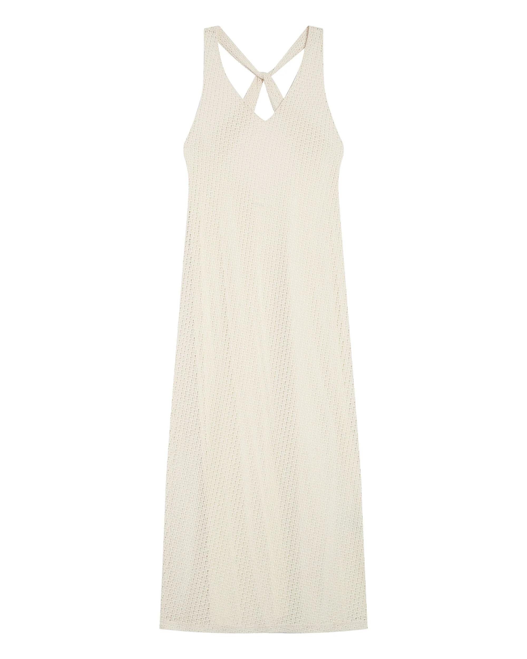 Robe Longue Reveuse - Ecru - Image 6