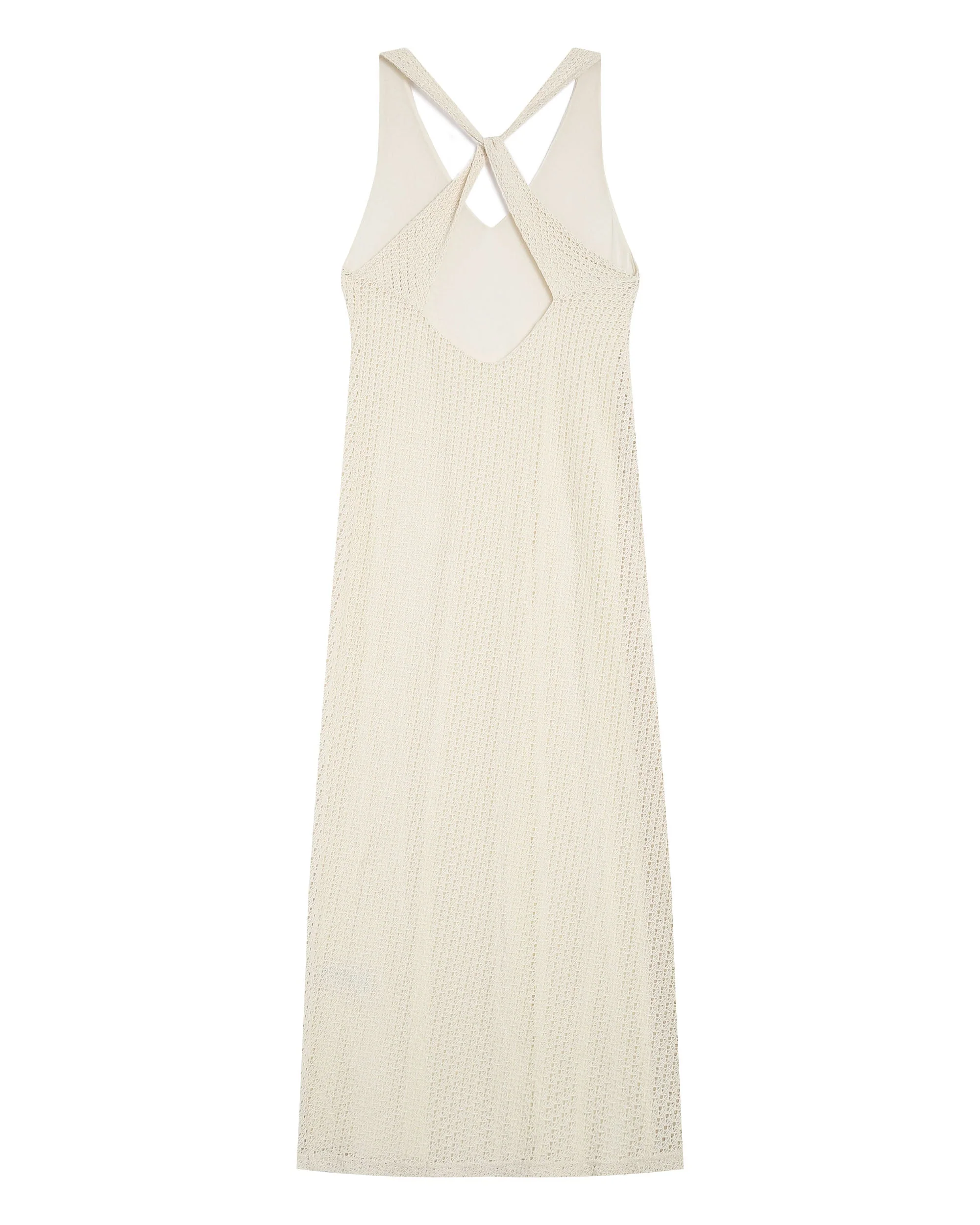 Robe Longue Reveuse - Ecru - Image 7