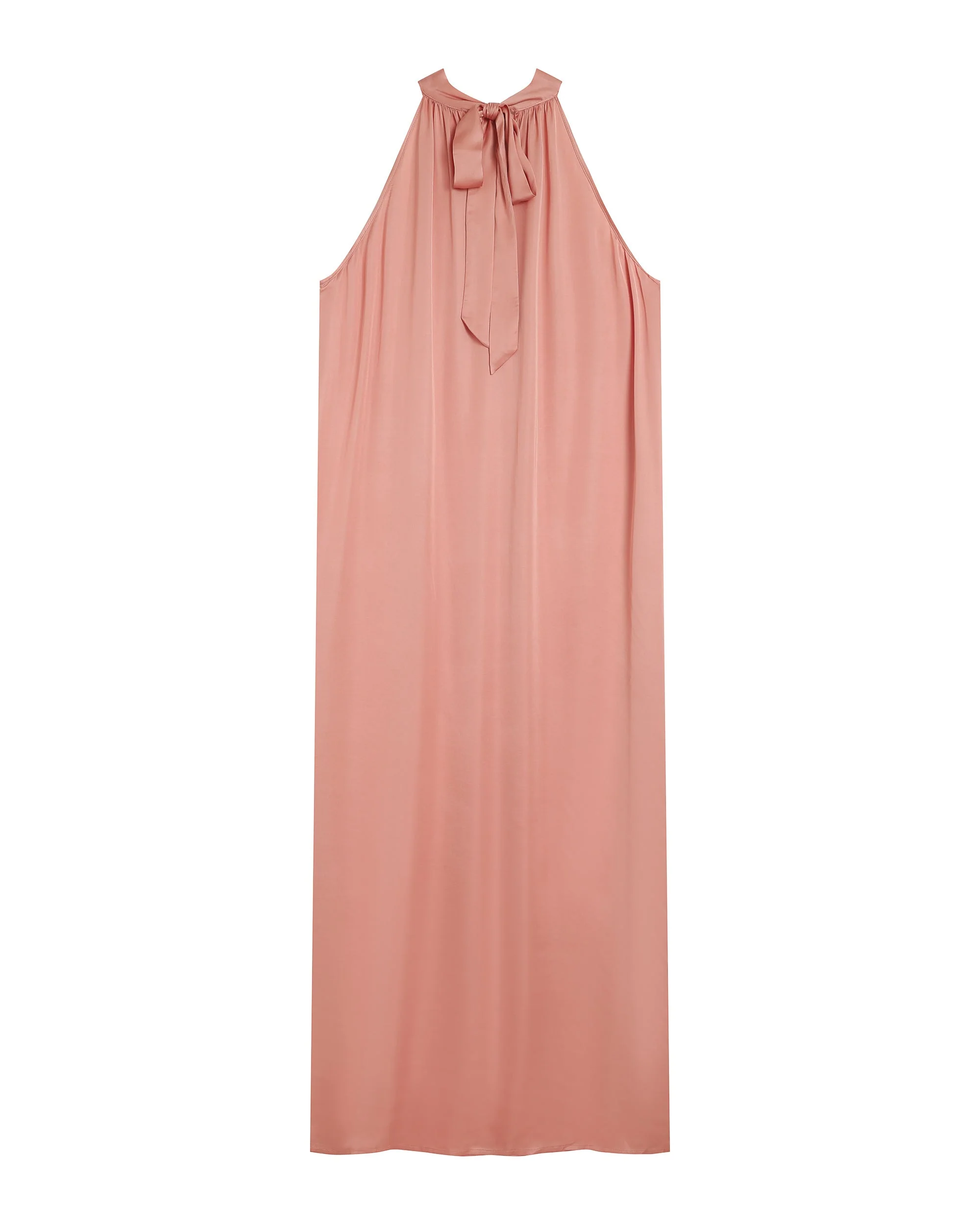 Robe Mi-Longue Rose - Rose - Image 8