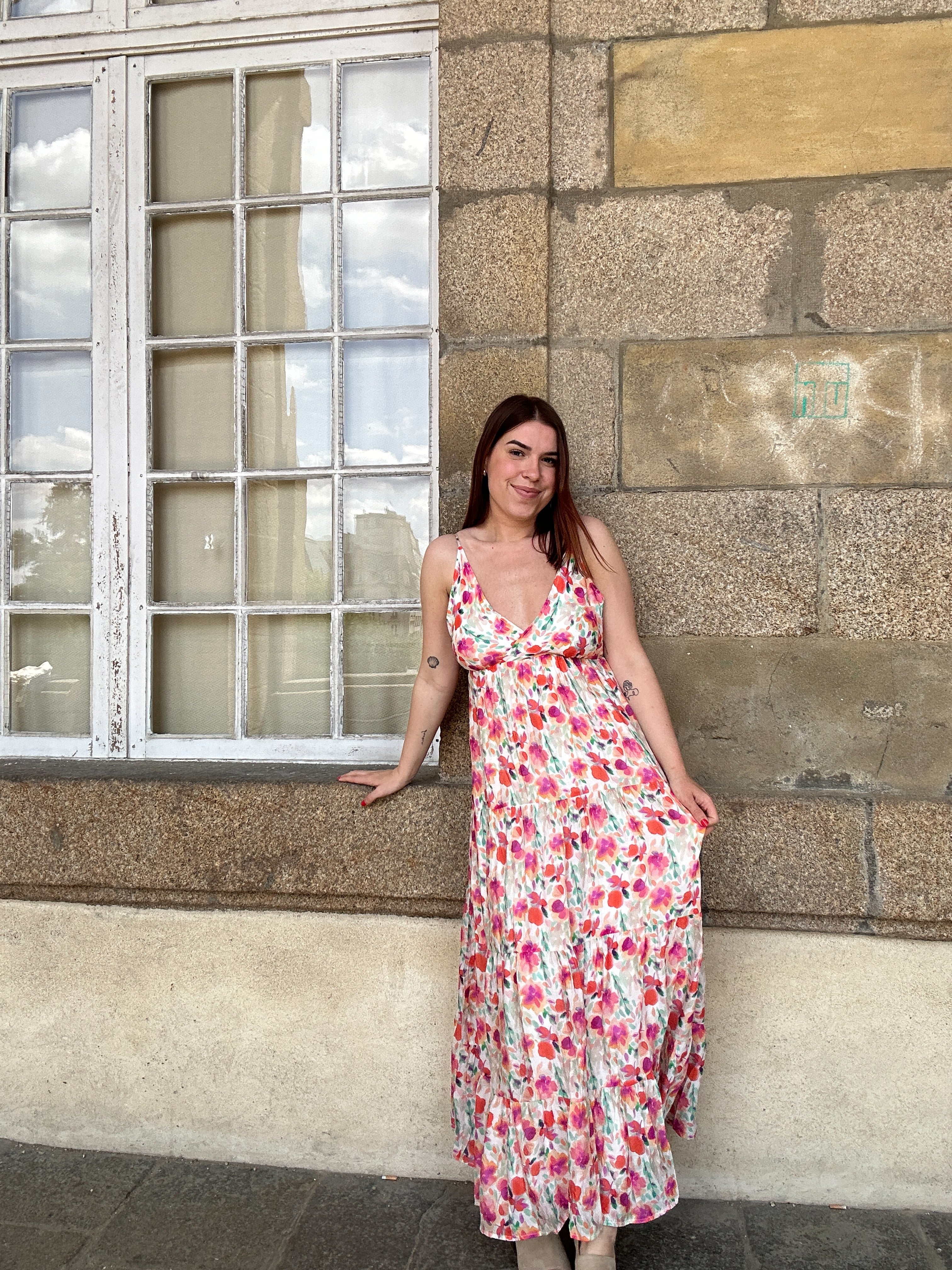Robe Longue Fleurie Constance - Image 14