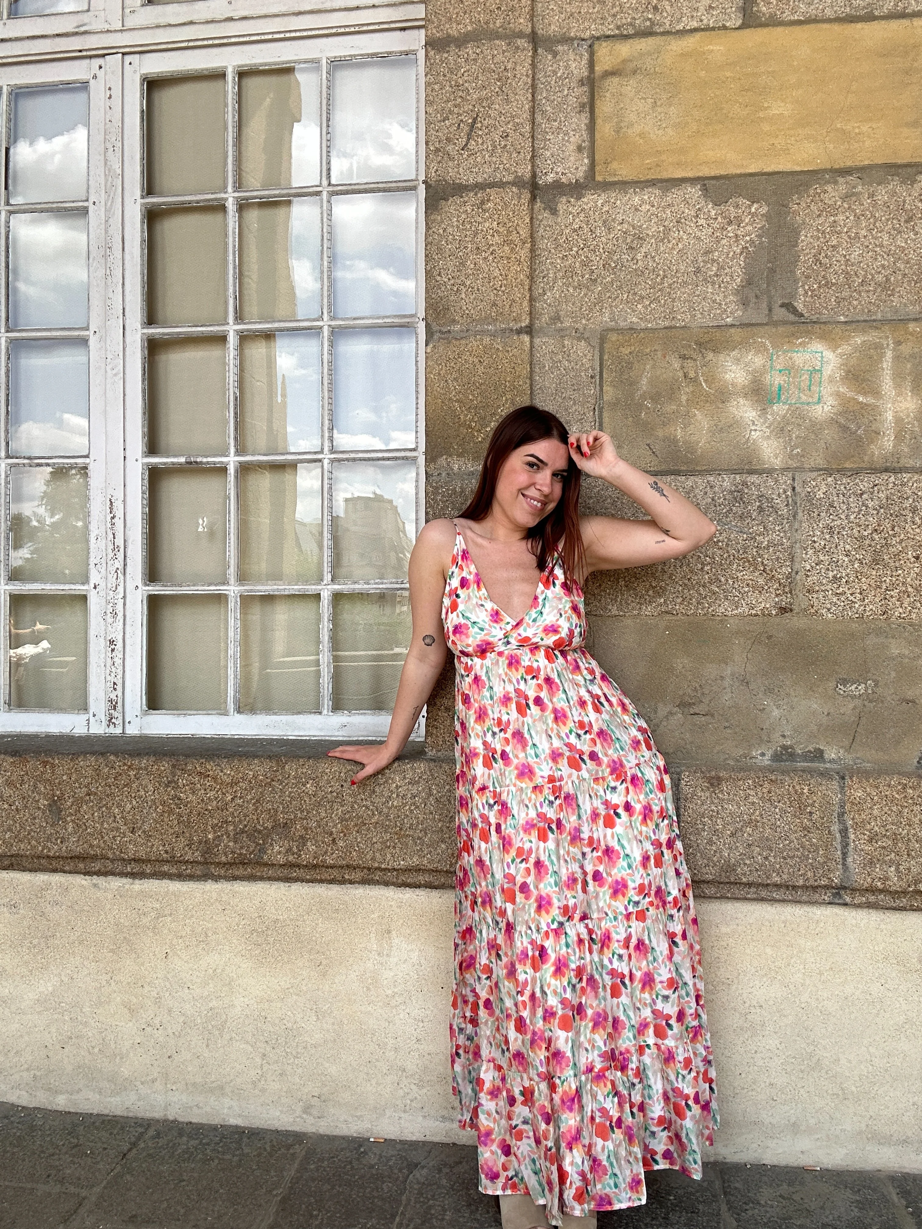 Robe Longue Fleurie Constance - Image 15