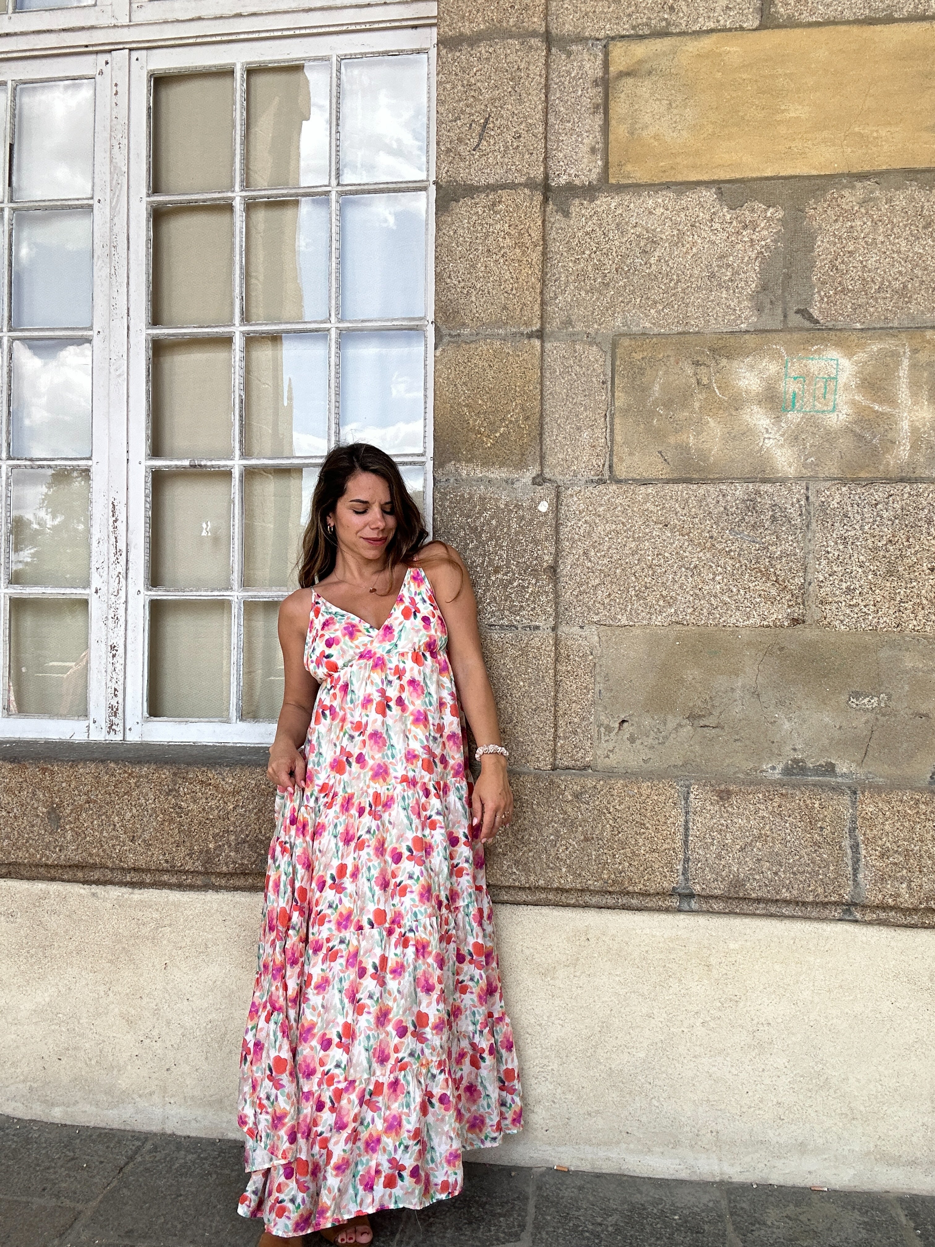 Robe Longue Fleurie Constance - Image 4
