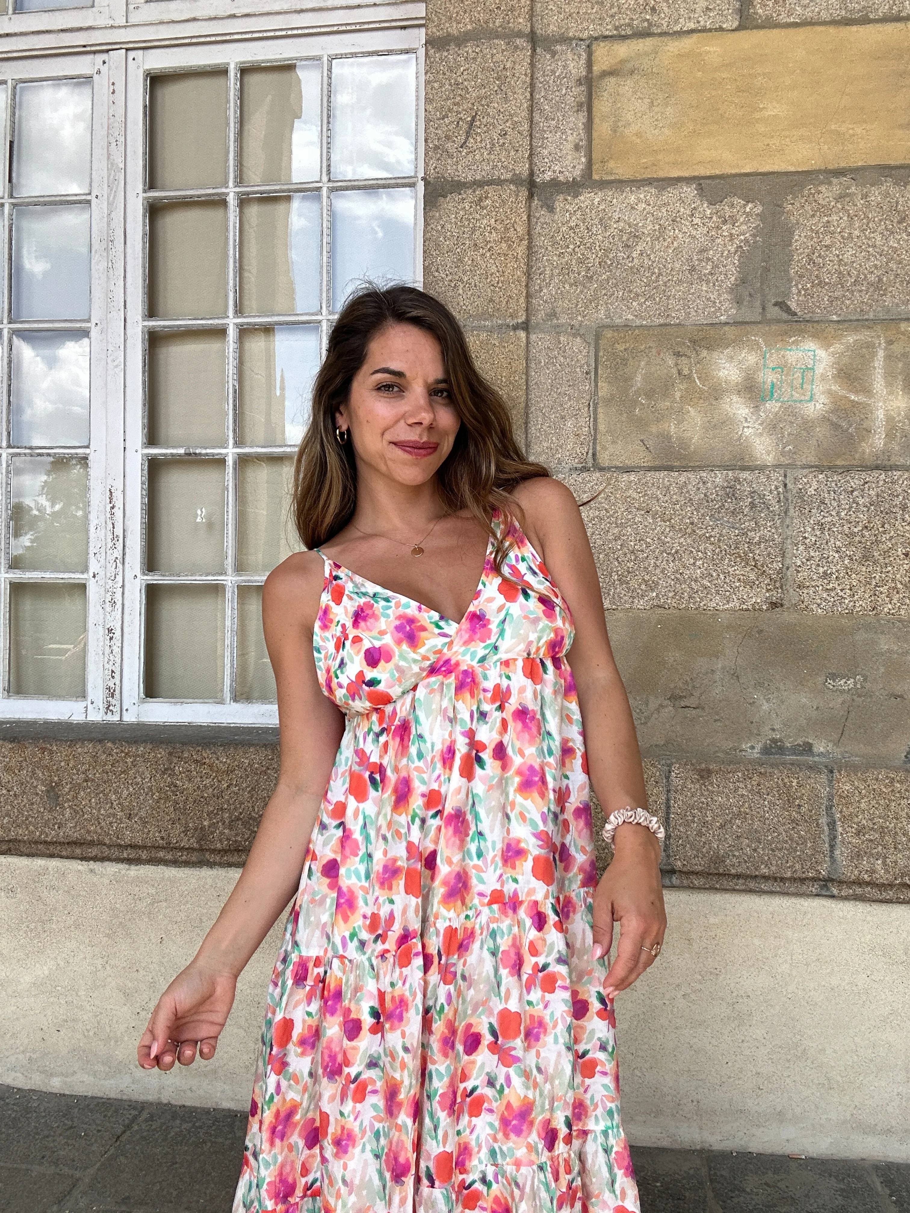 Robe Longue Fleurie Constance - Image 7