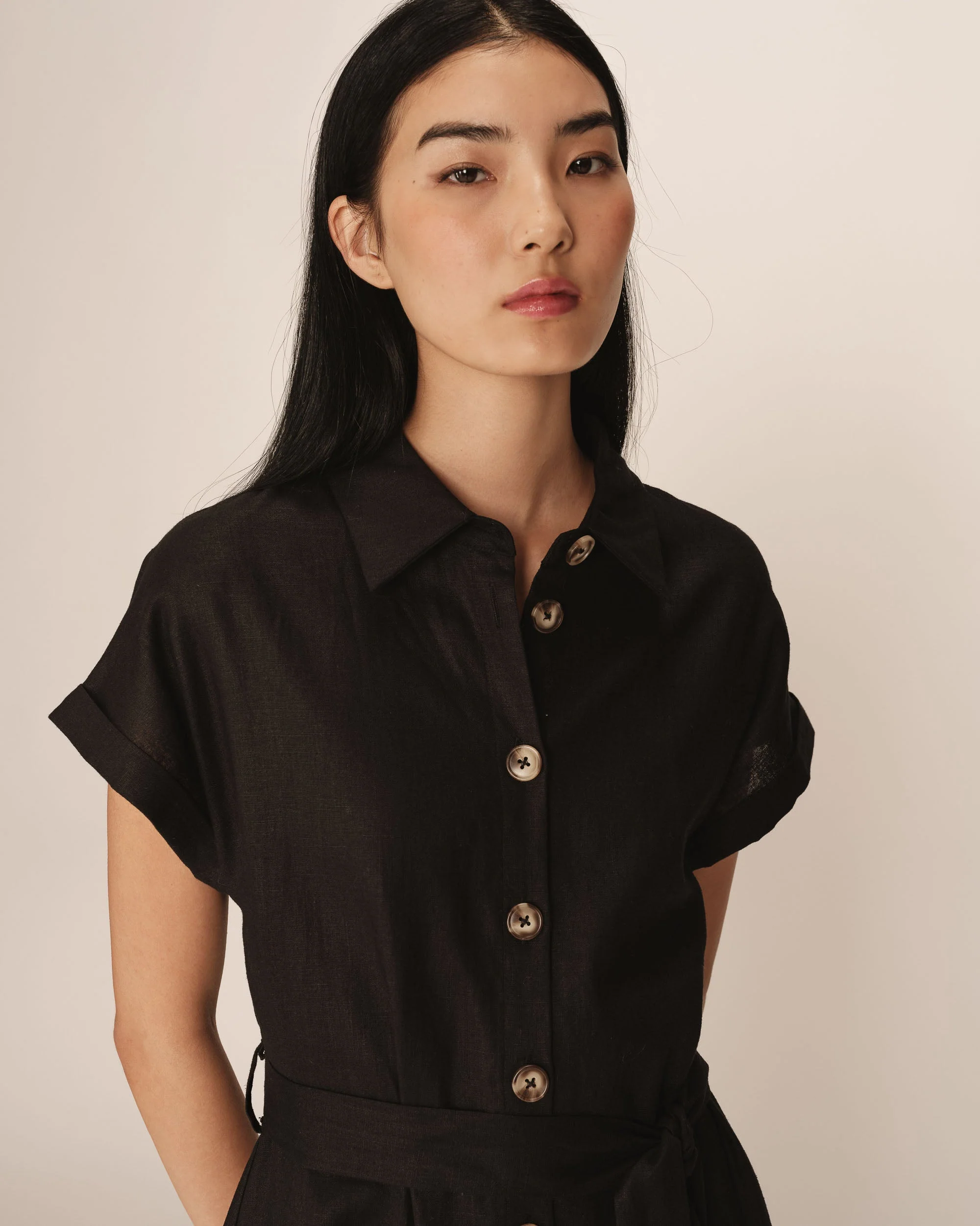 Robe Longue Prudence - Noir - Image 3