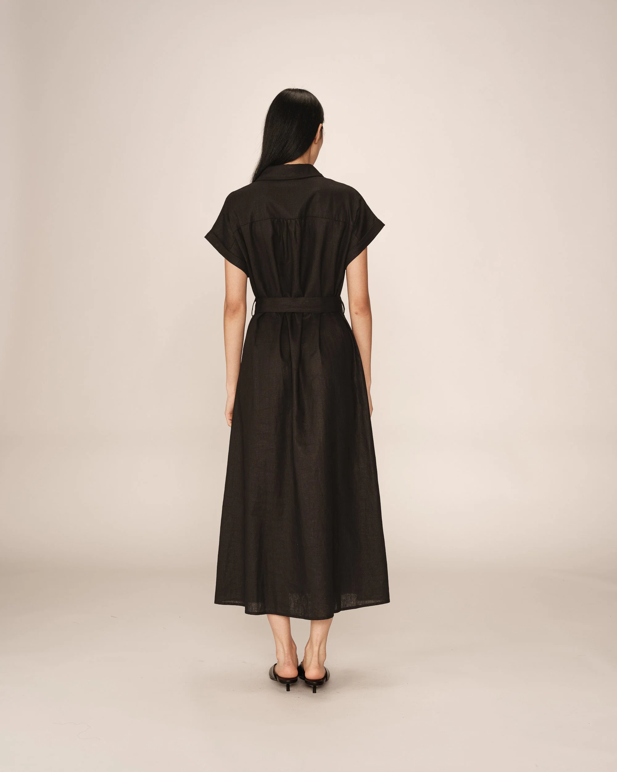 Robe Longue Prudence - Noir - Image 5