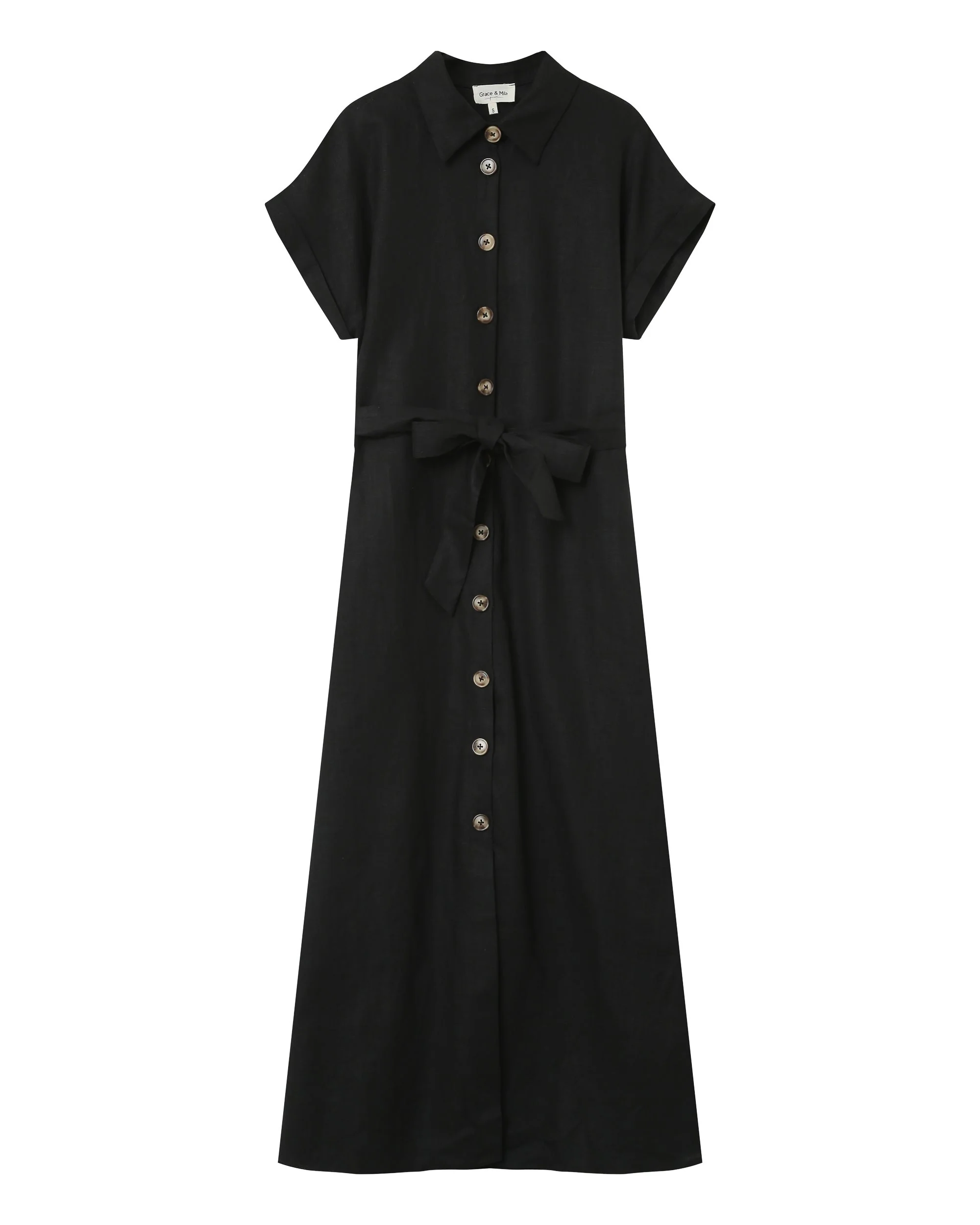 Robe Longue Prudence - Noir - Image 6