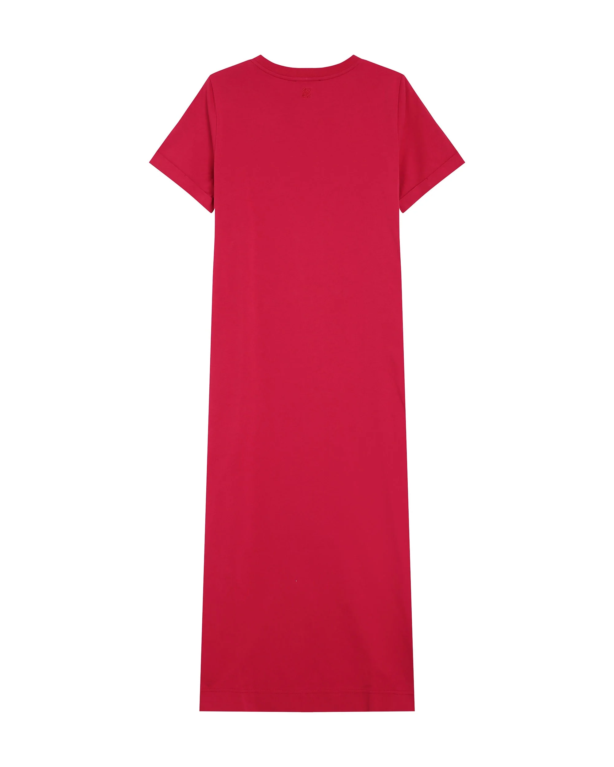 Robe Mi-Longue Rosalie - Cerise - Image 7