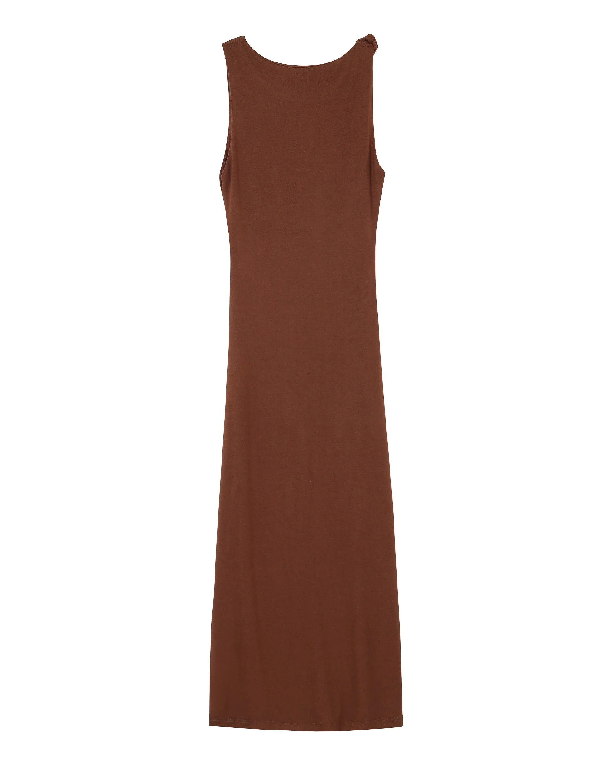 Robe Longue Pistache - Chocolat - Image 7