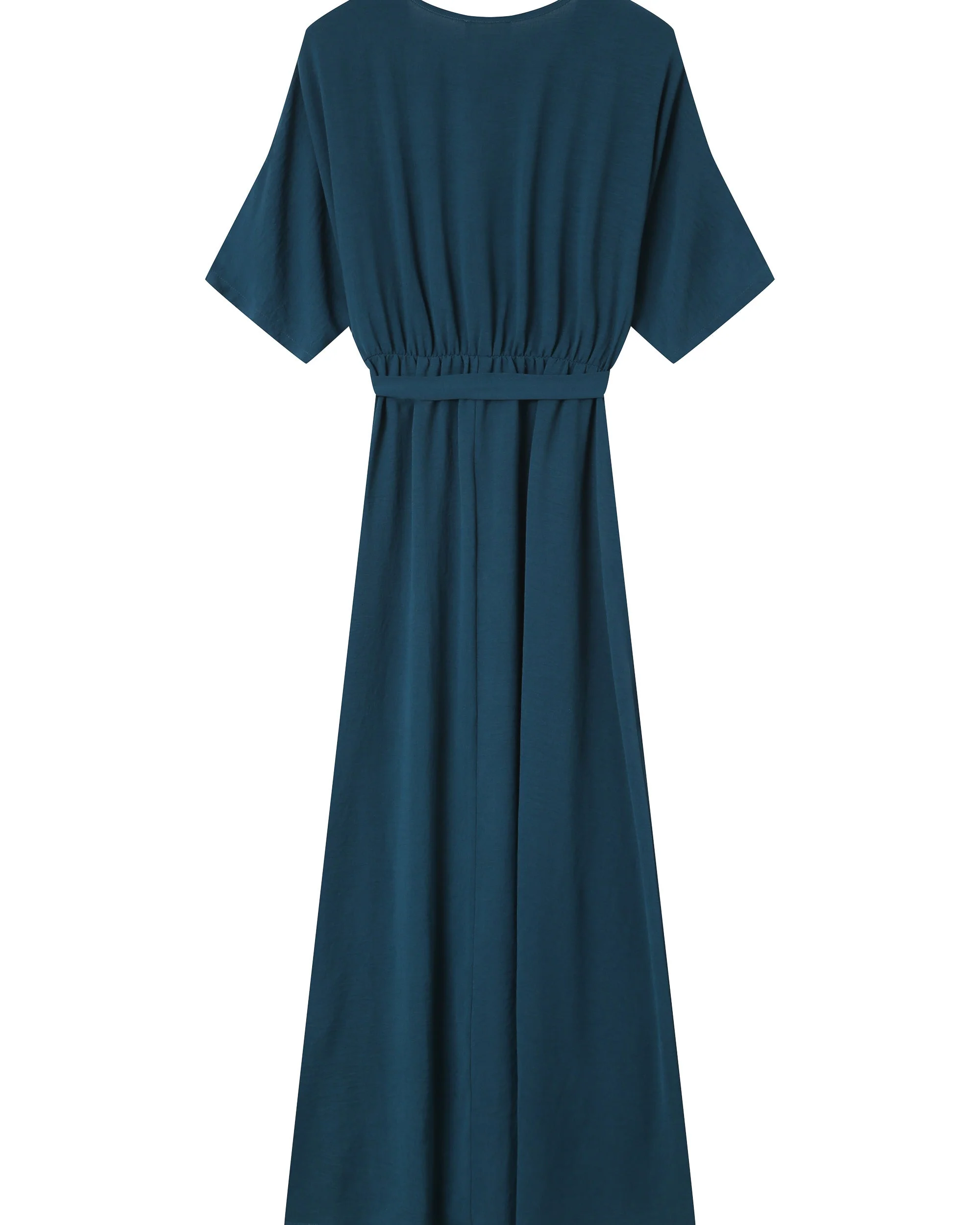 Robe Longue Portefeuille Emeraude Maud - Image 8