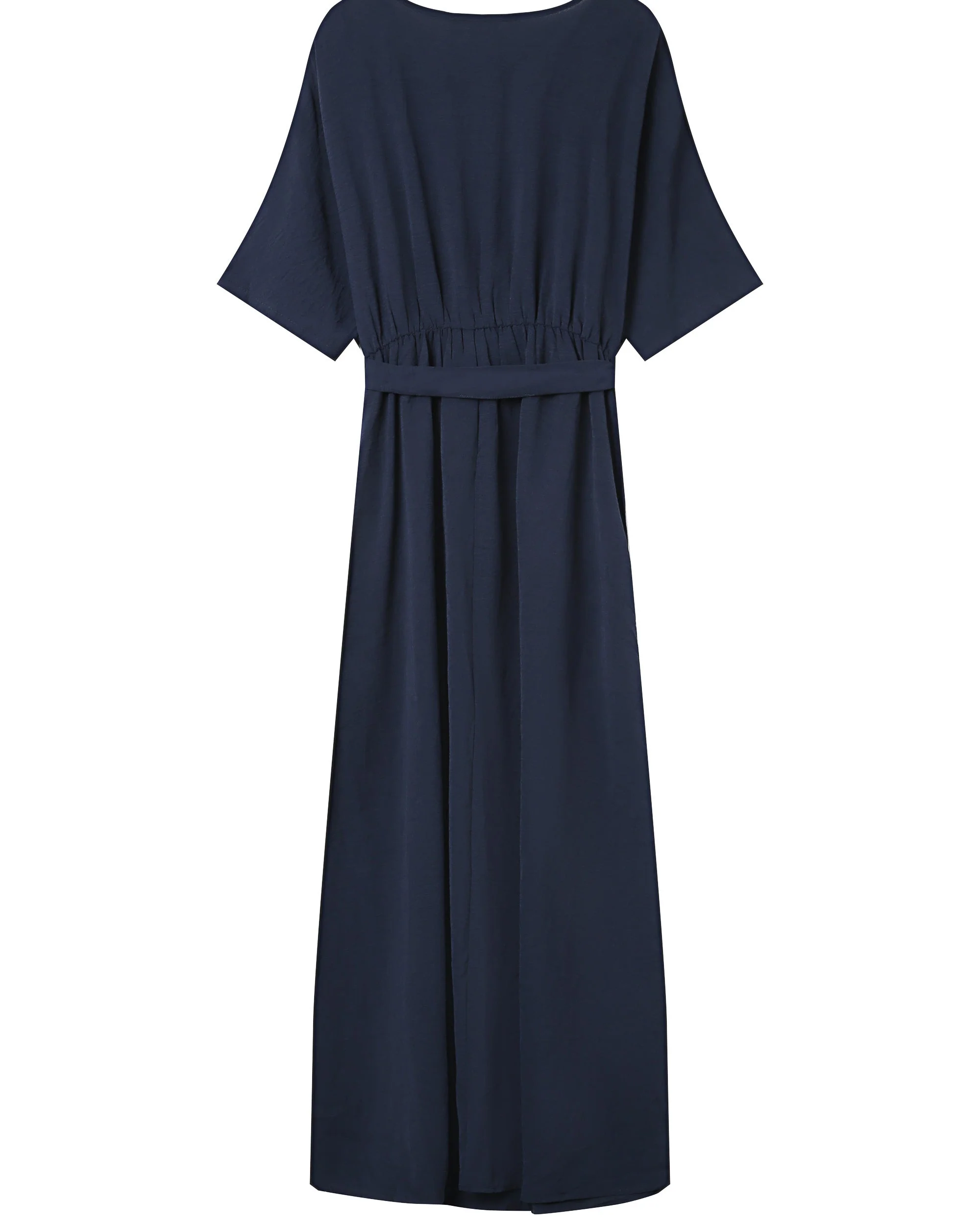 Robe Longue Portefeuille Marine Maud - Image 7