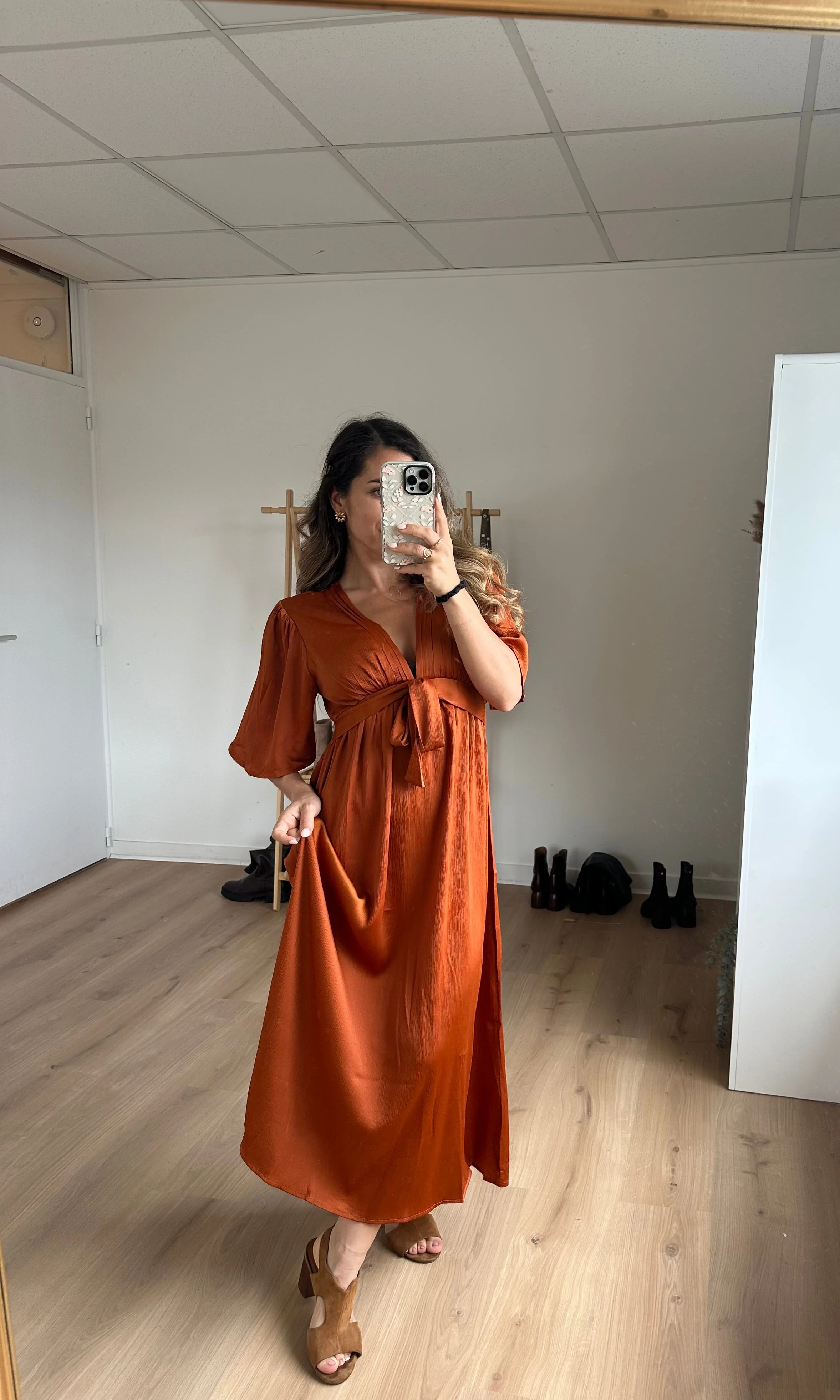 Robe Longue Suzy Terracotta - Image 2