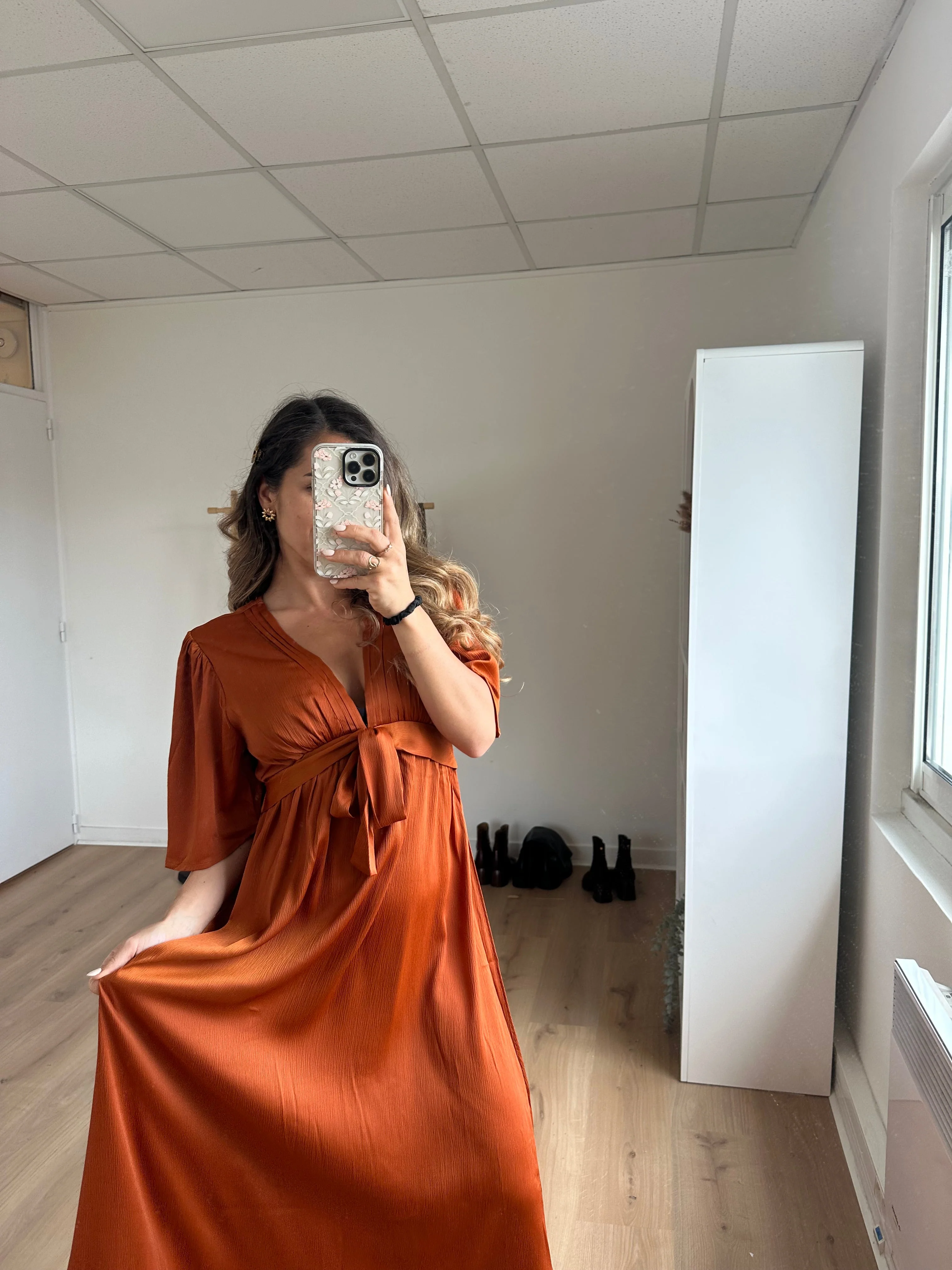 Robe Longue Suzy Terracotta - Image 4