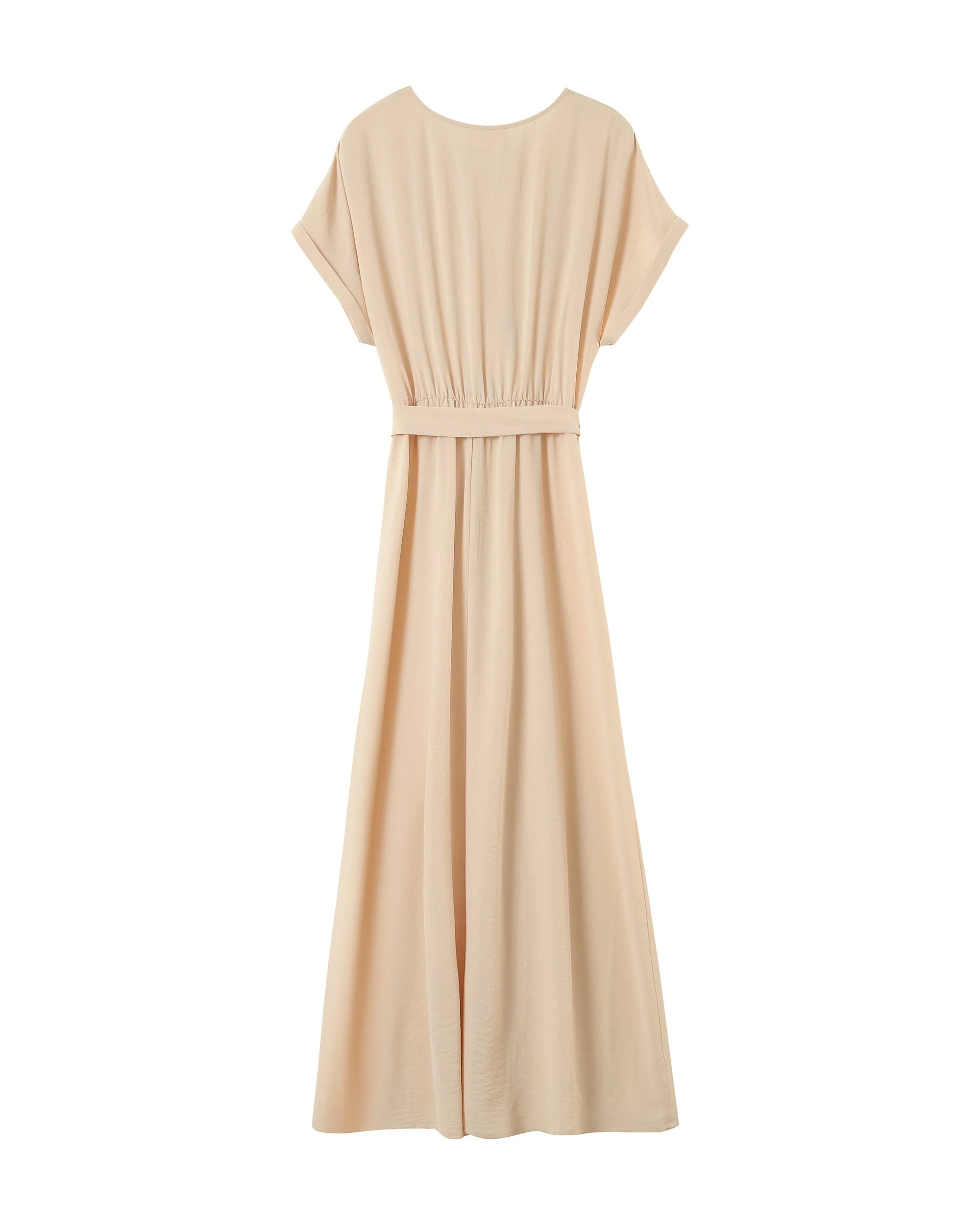 Robe Longue Papillon - Beige - Image 7