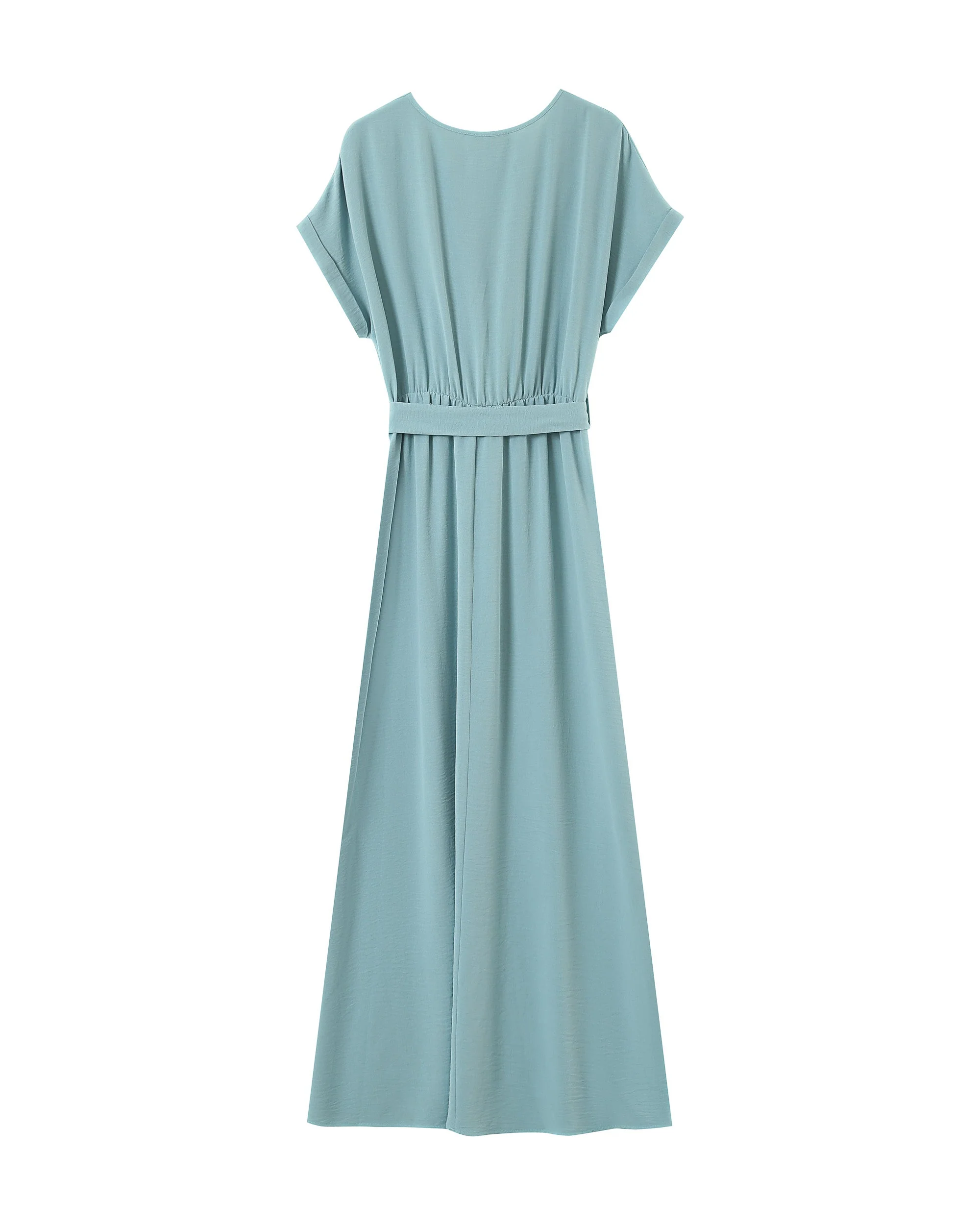 Robe Longue Papillon - Bleu - Image 7