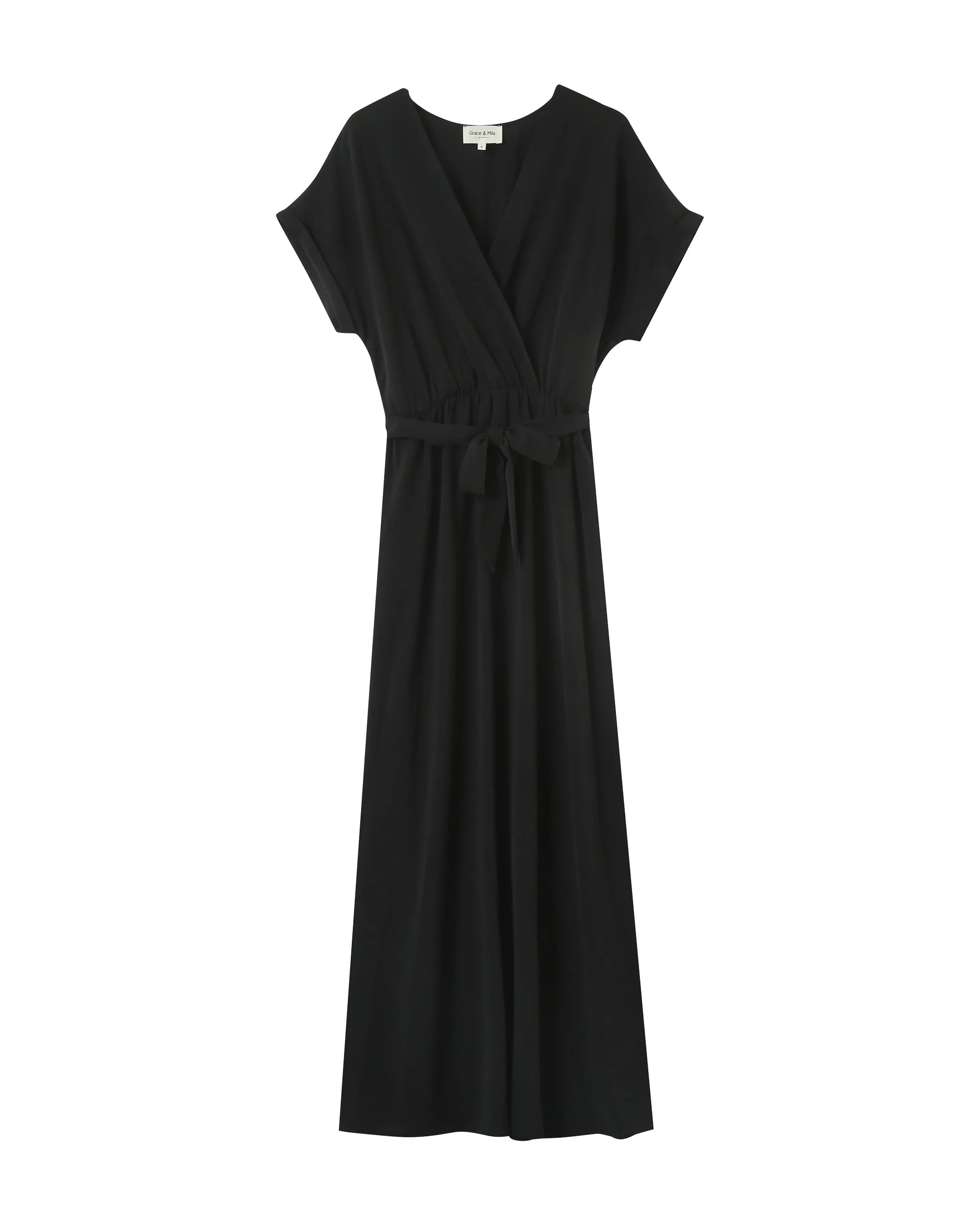 Robe Longue Papillon - Noir - Image 5