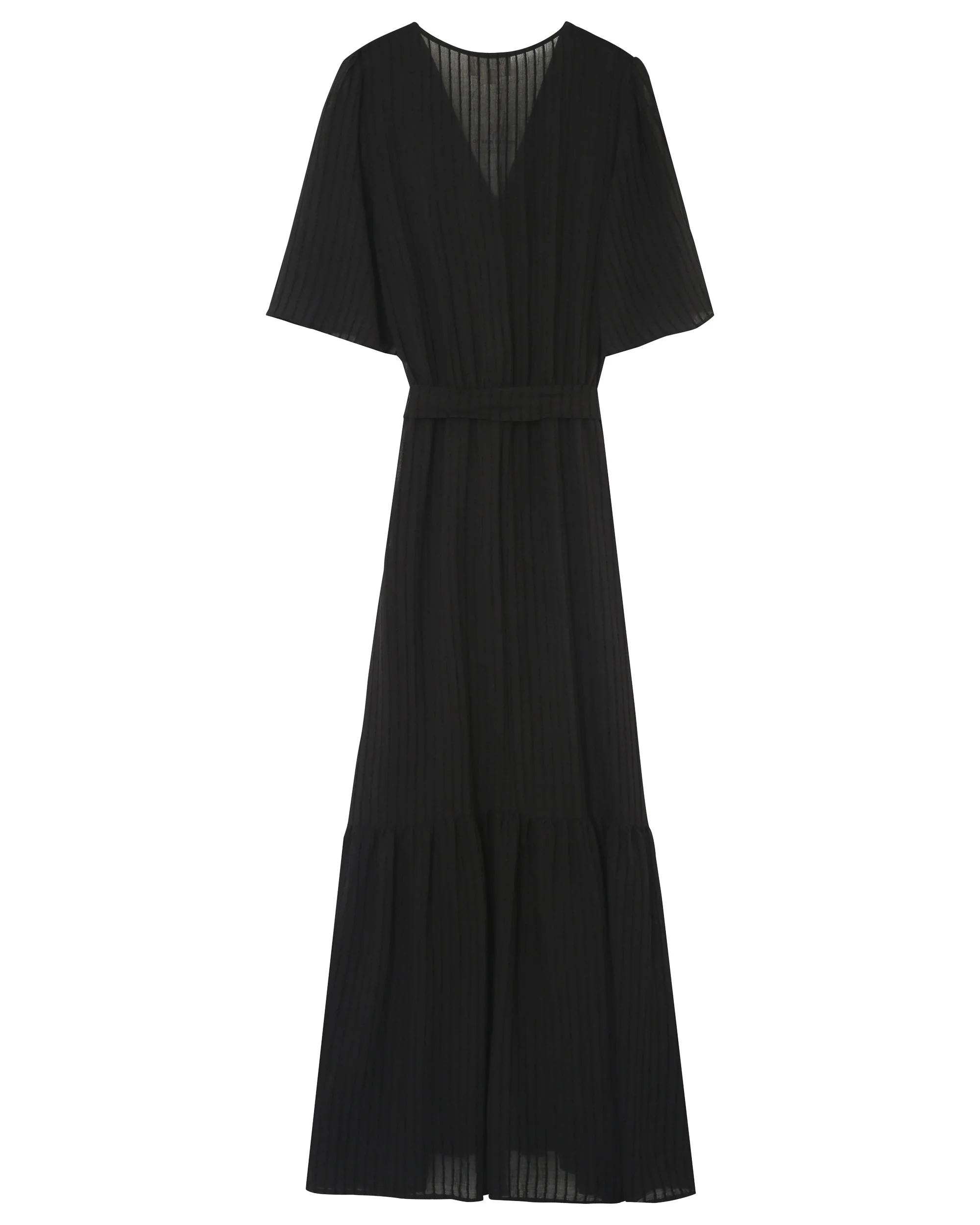 Robe Longue Perse - Noir - Image 7