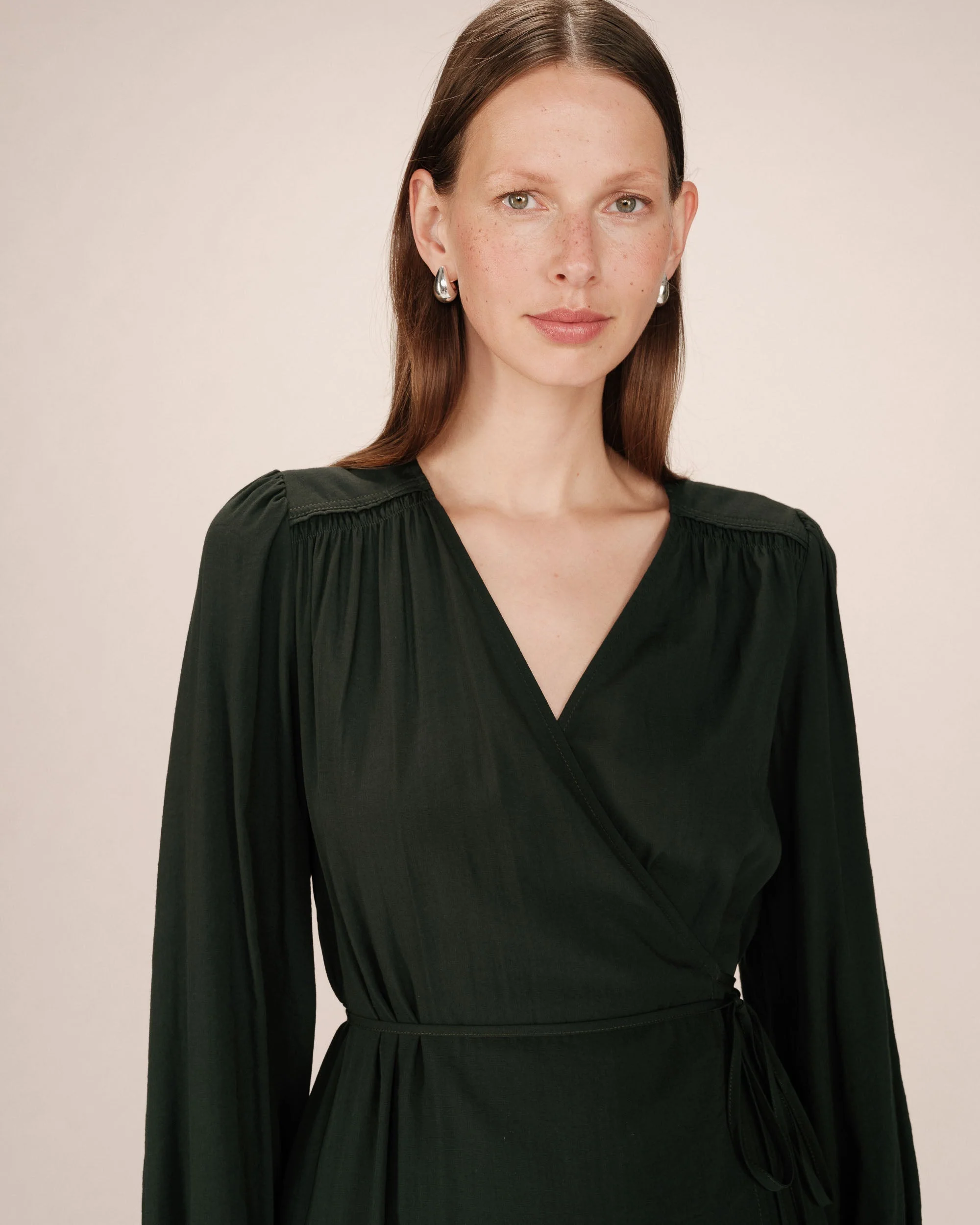 Robe Longue Vert Foret Seychelles - Image 2