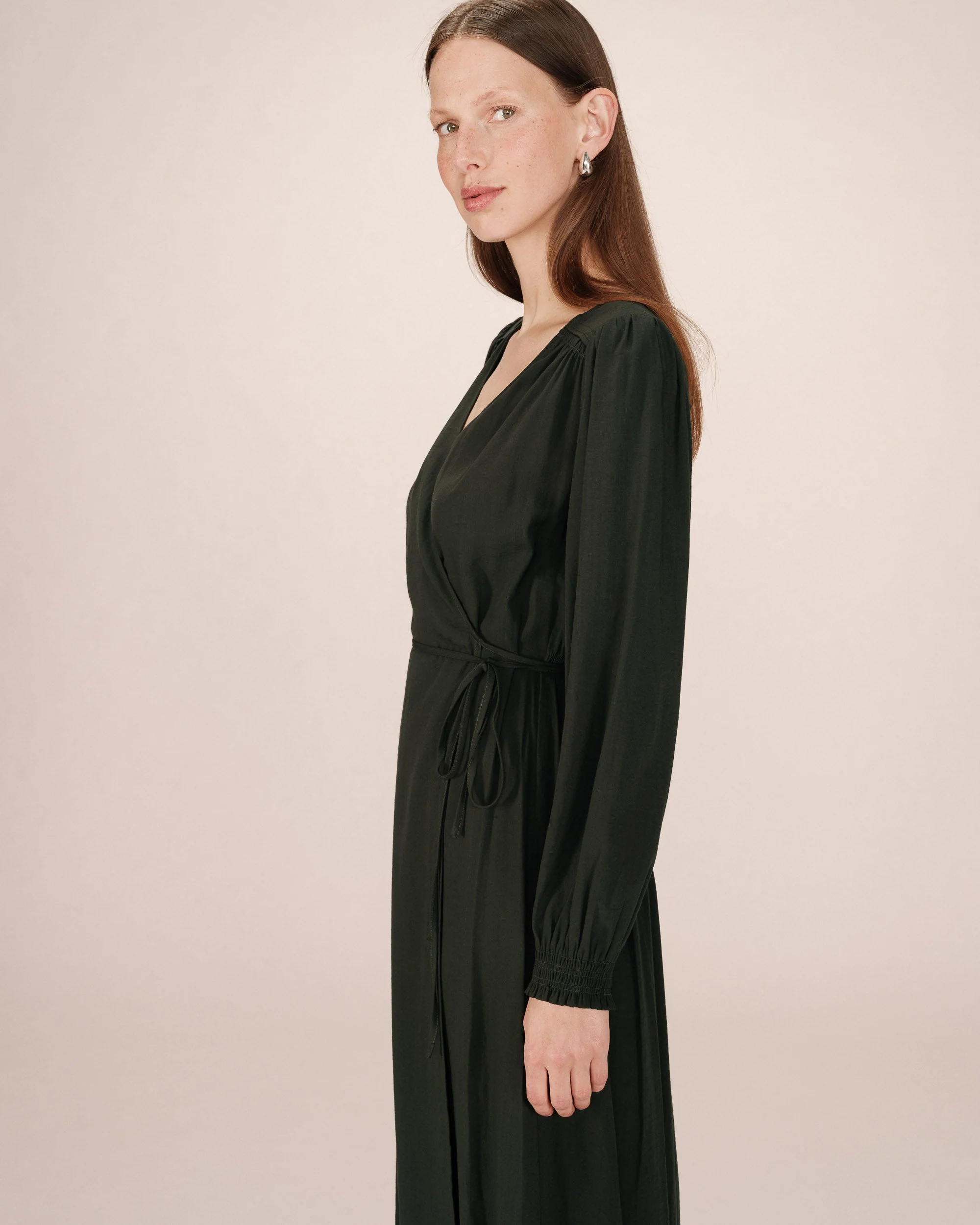 Robe Longue Vert Foret Seychelles - Image 3