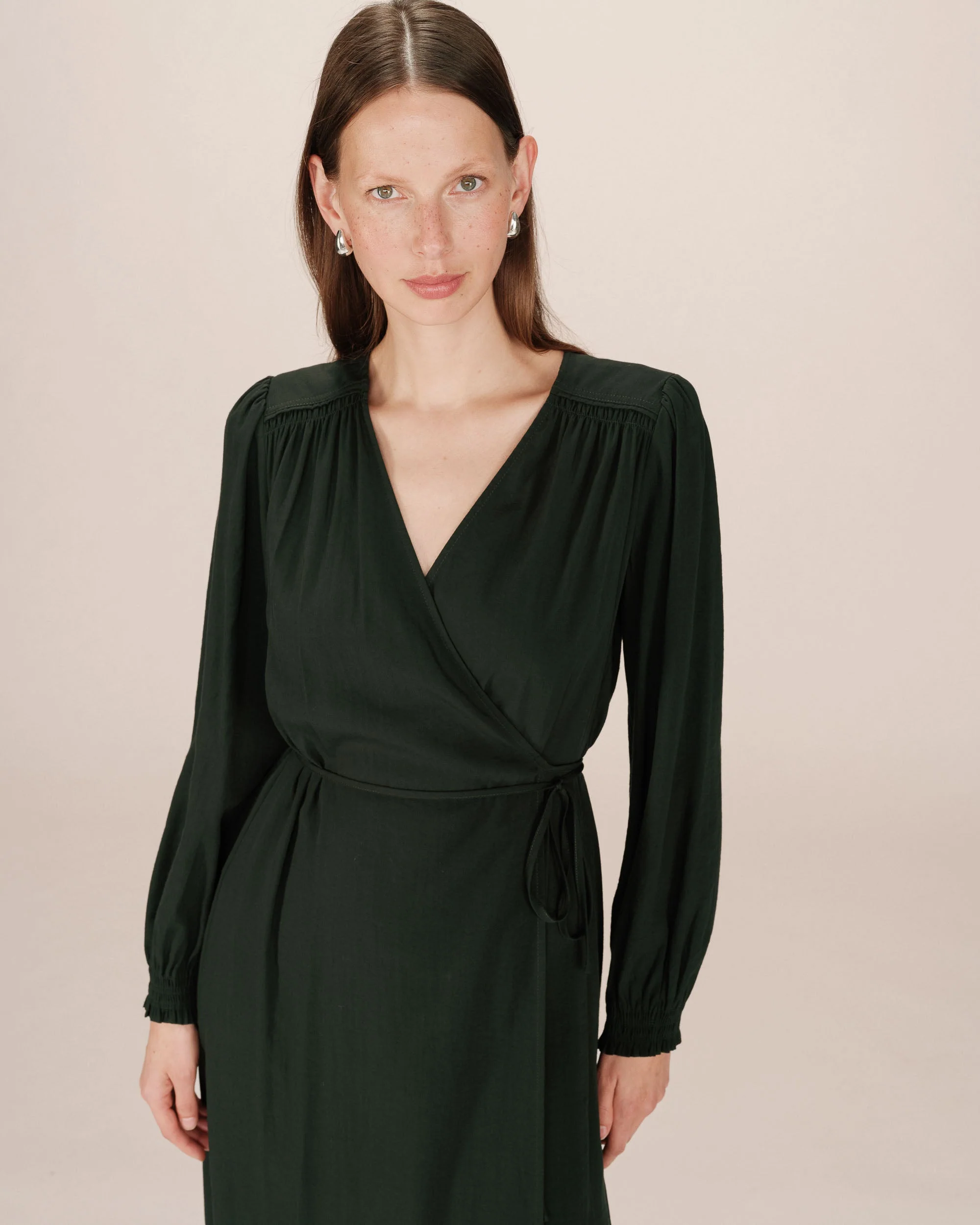 Robe Longue Vert Foret Seychelles - Image 4