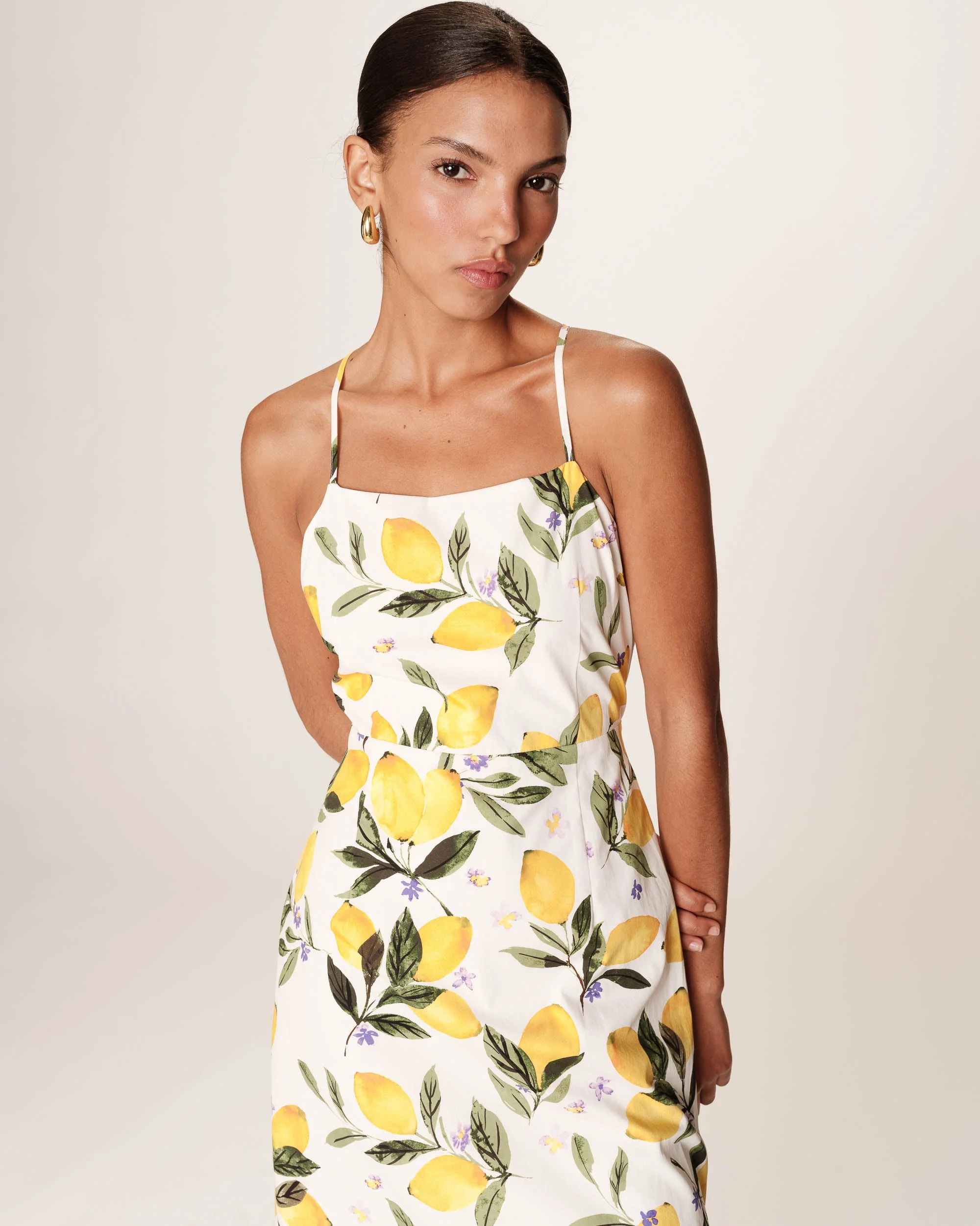 Robe Mi-Longue Rebecca - Ecru - Image 2