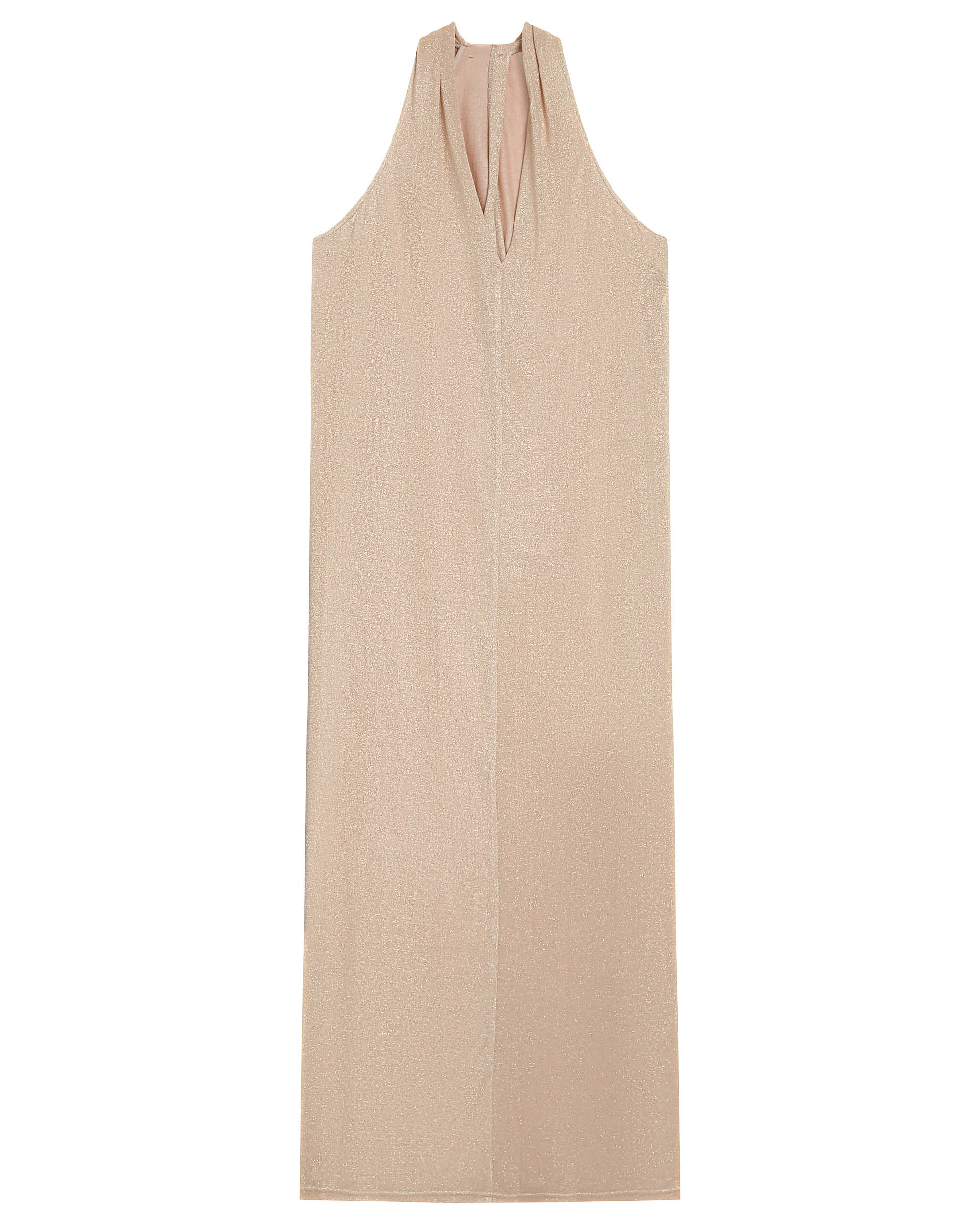 Robe Mi-Longue Rani - Champagne - Image 7