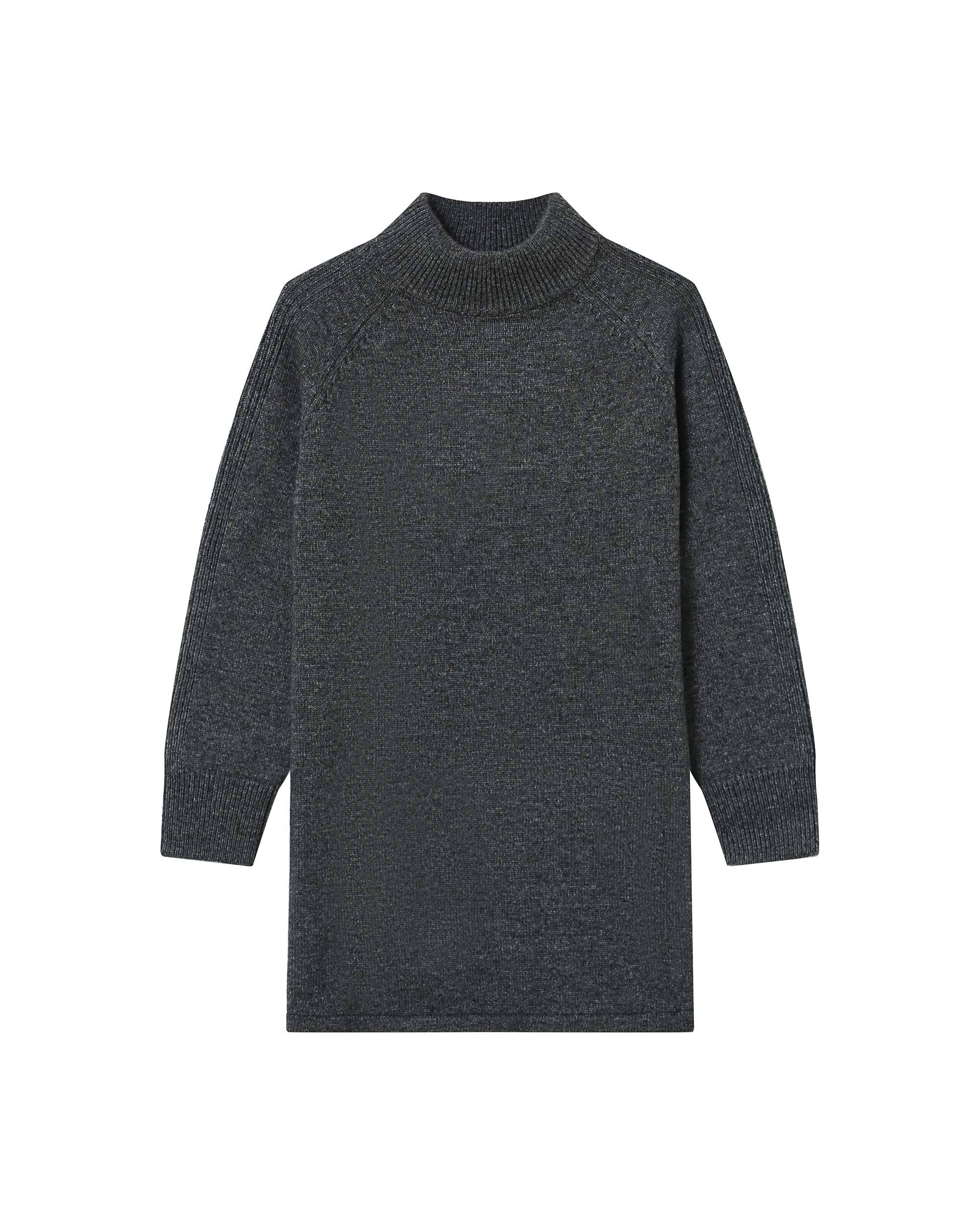 Robe Pull Courte Anthracite Sandrine - Image 7